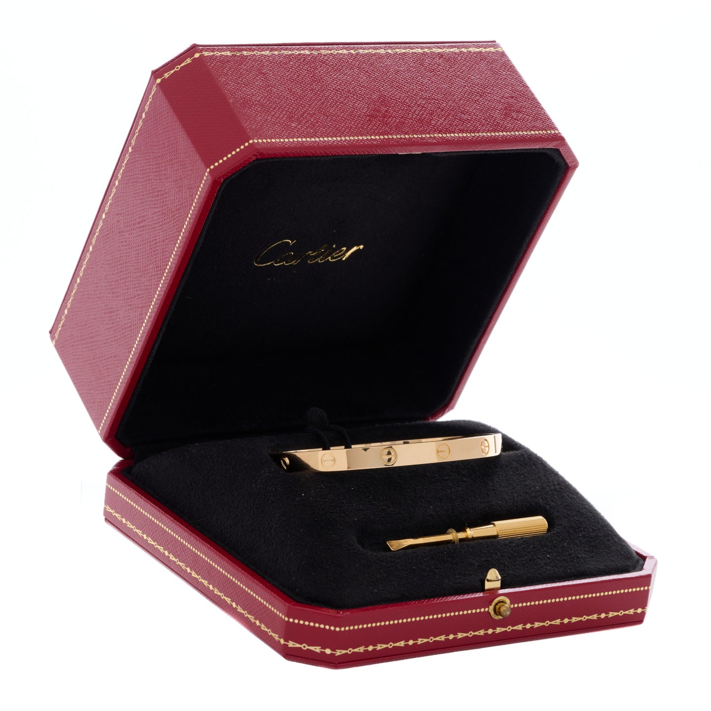 18K Yellow Gold LOVE Bracelet 19