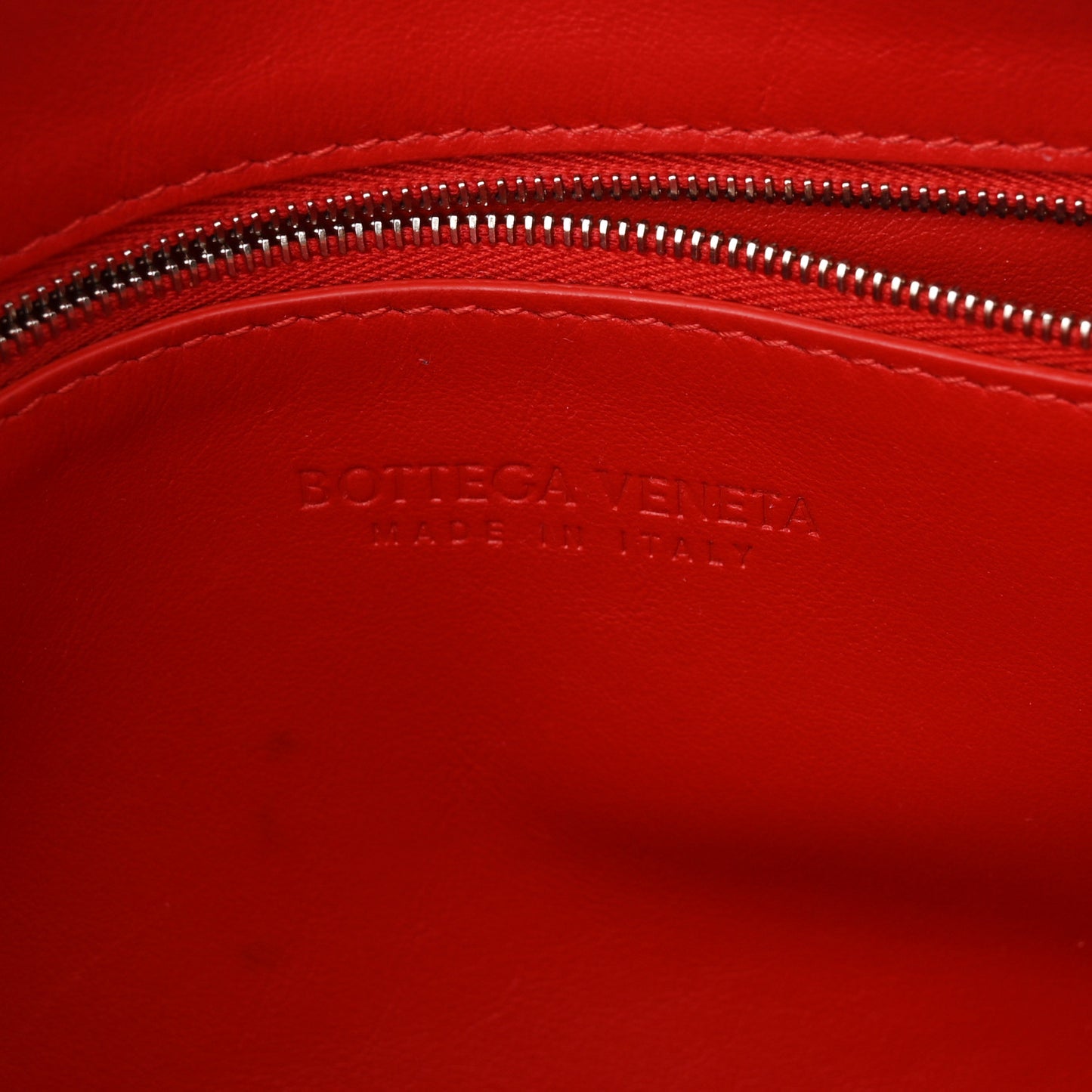 Nappa Intrecciato Small Camera Bag Red