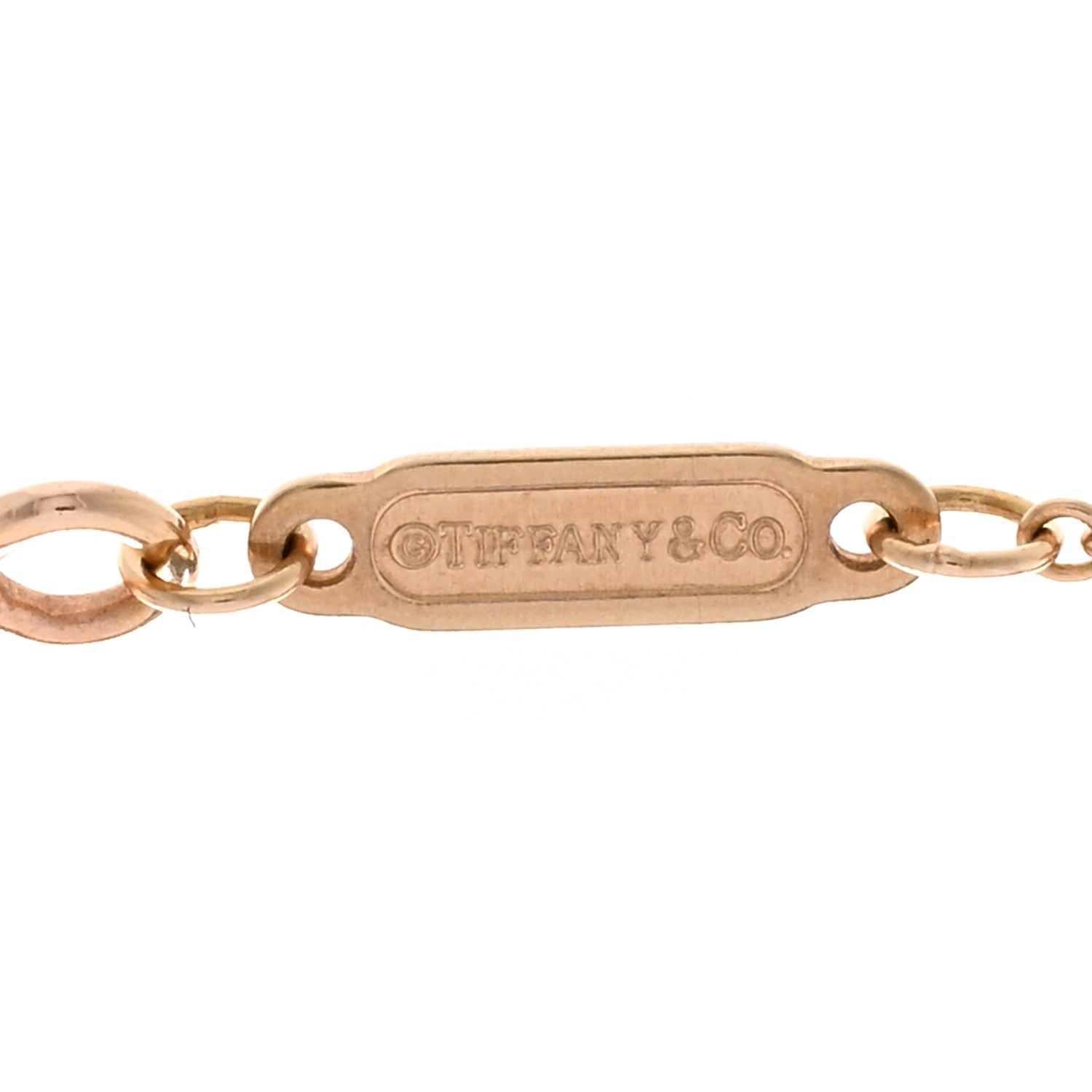 Tiffany 18K Rose Gold Infinity Pendant Necklace 4 of 4
