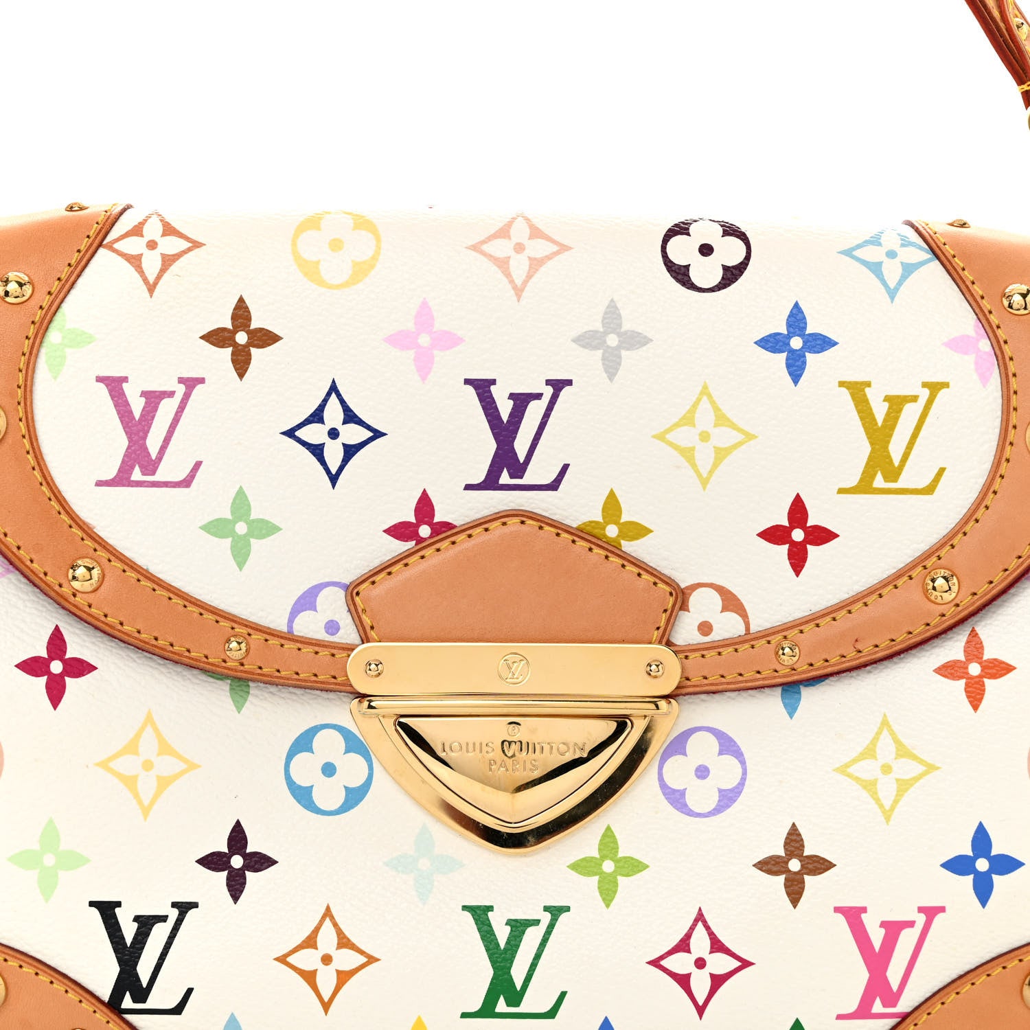 Louis Vuitton LOUIS VUITTON Monogram Multicolor Beverly MM White 7 of 9