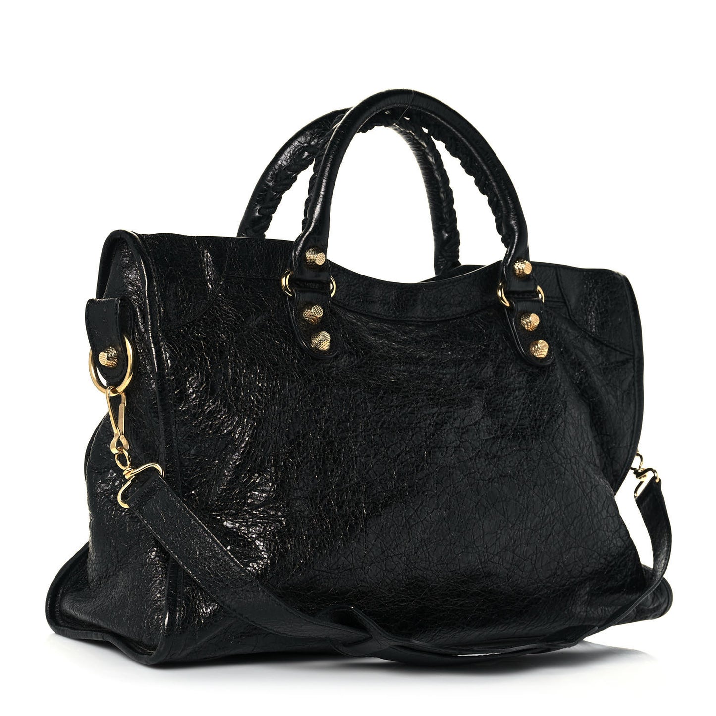 Agneau Giant 12 Gold Hardware City Black