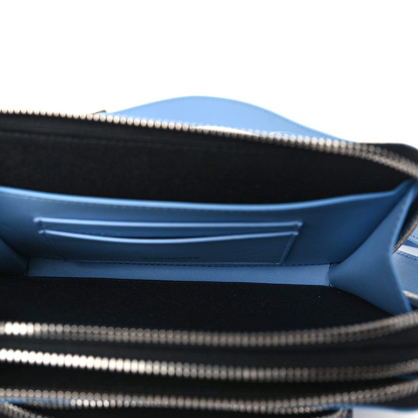 Calfskin Embossed Check Jake Crossbody Cornflower Blue