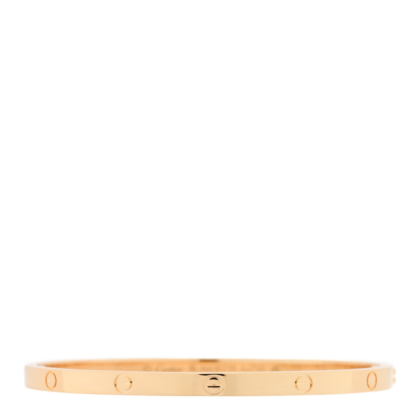18K Yellow Gold Small LOVE Bracelet 16