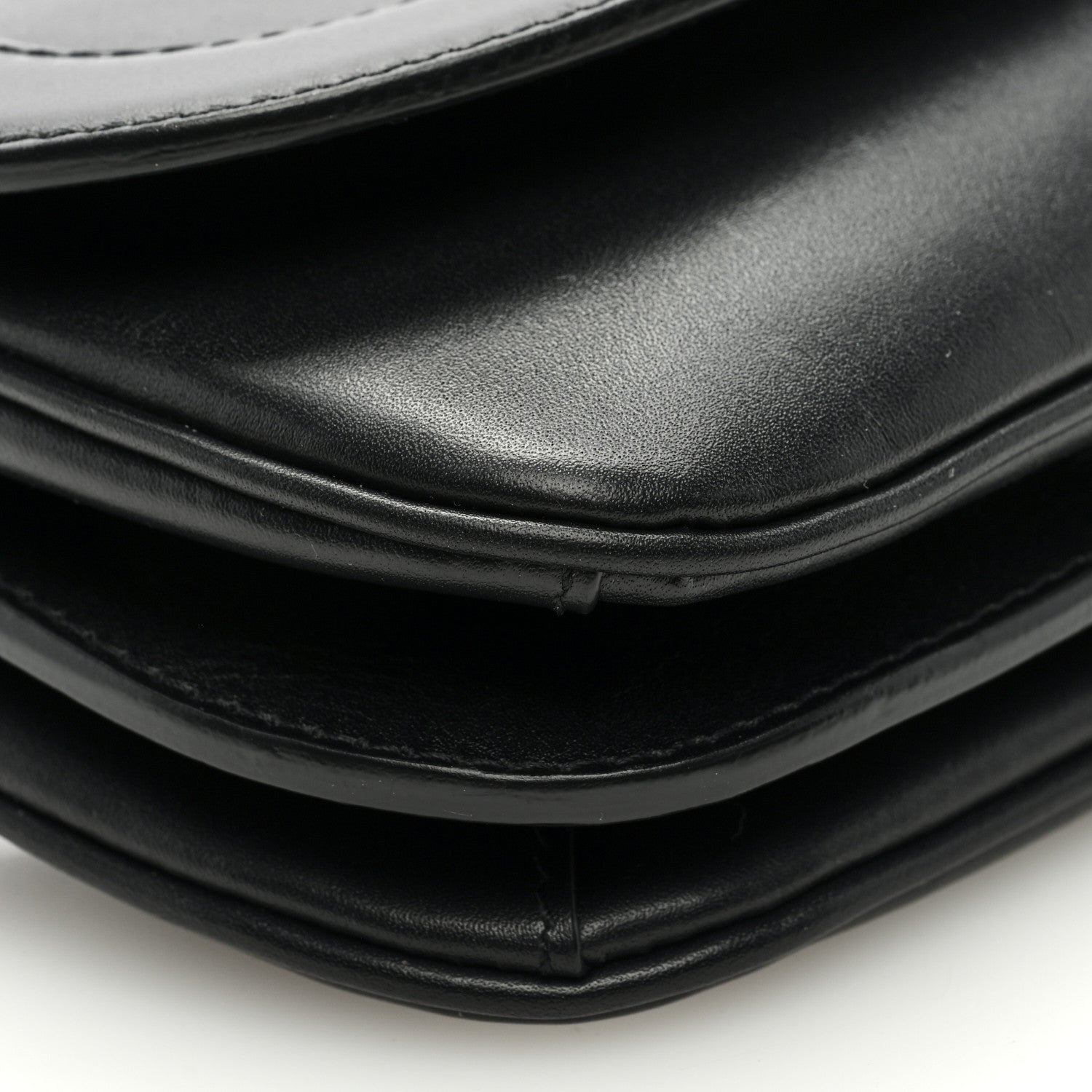 Saint Laurent Smooth Calfskin Small Charlie Shoulder Bag Black 8 of 9