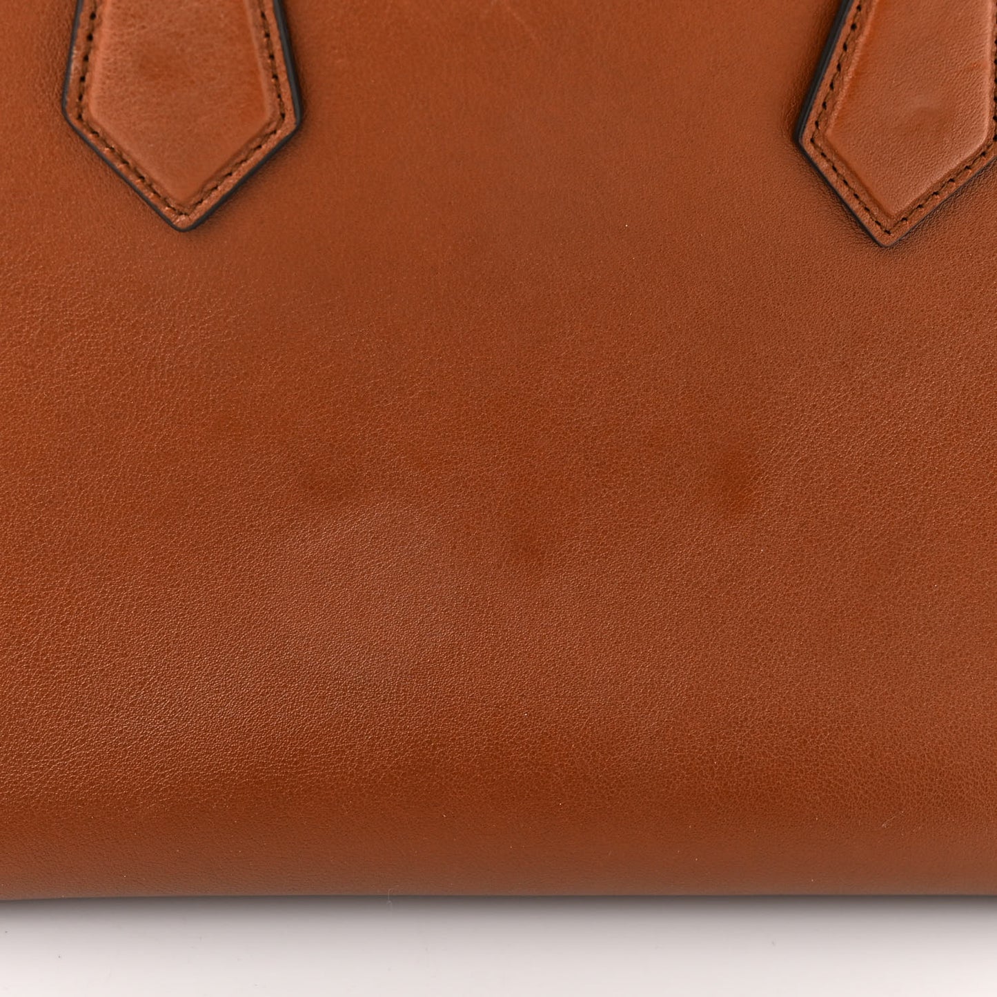 Wonka Grain Calfskin Small Diana Tote Bag Cuir Yellow Fluo
