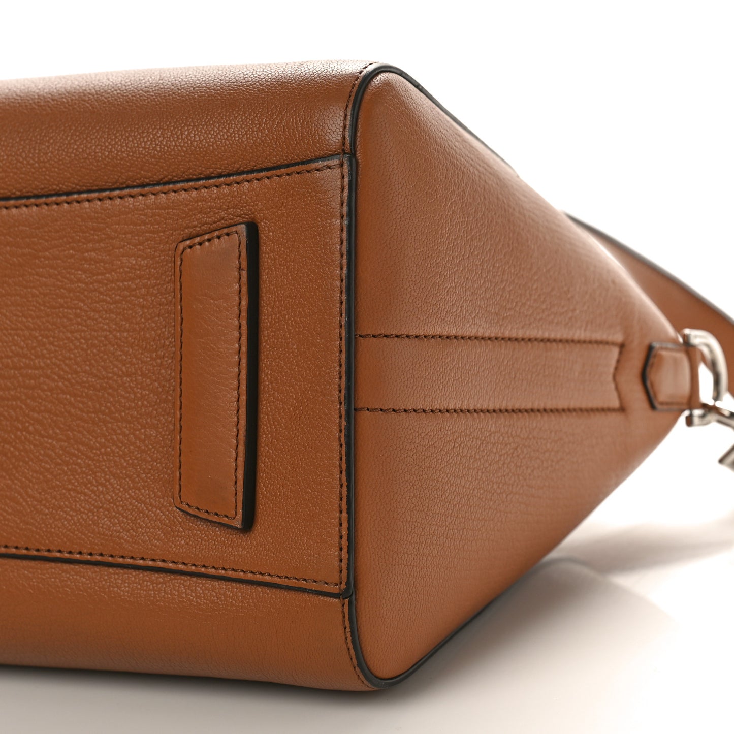 Sugar Goatskin Small Antigona Cognac