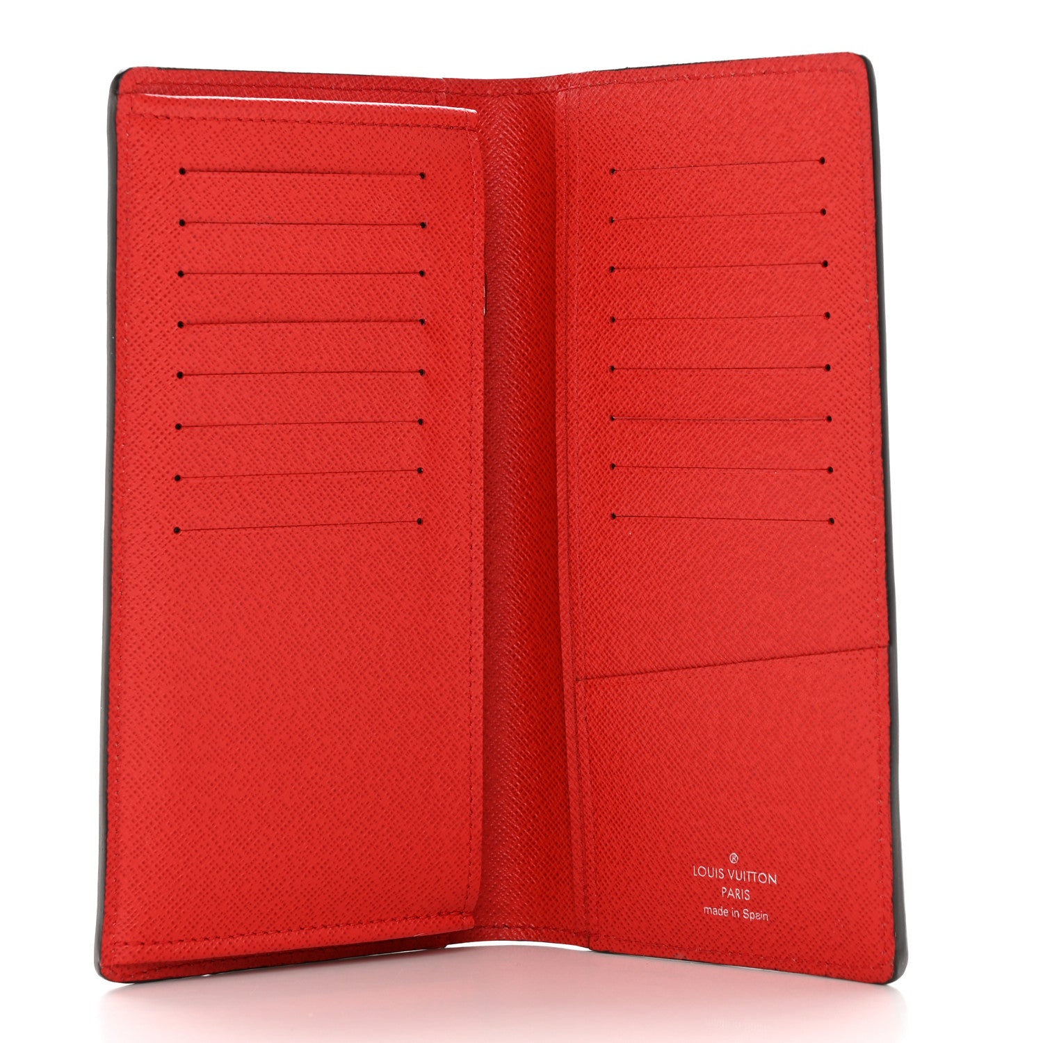 Louis Vuitton X Supreme Epi Brazza Wallet Red 5 of 14