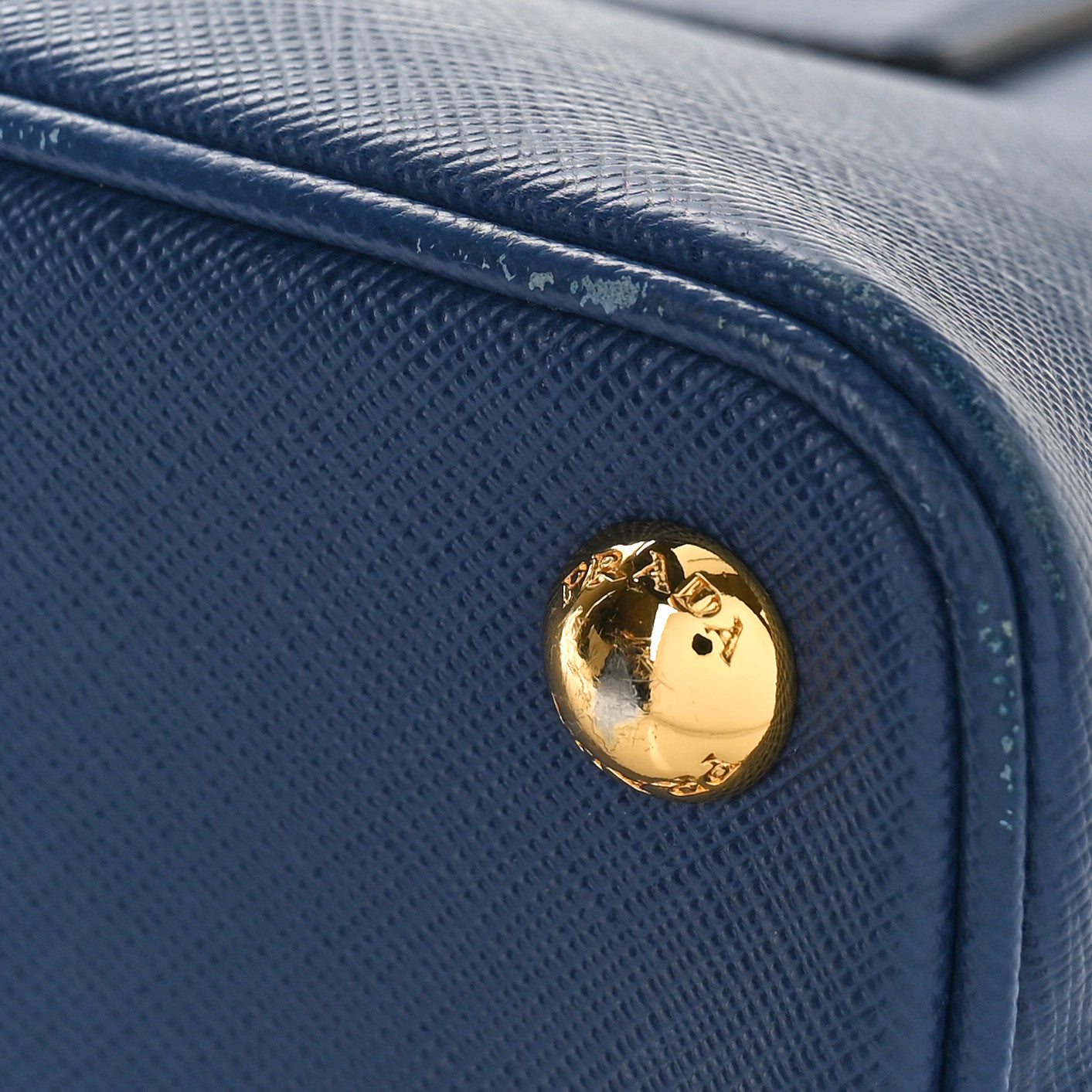 Saffiano Lux Small Promenade Tote Bluette