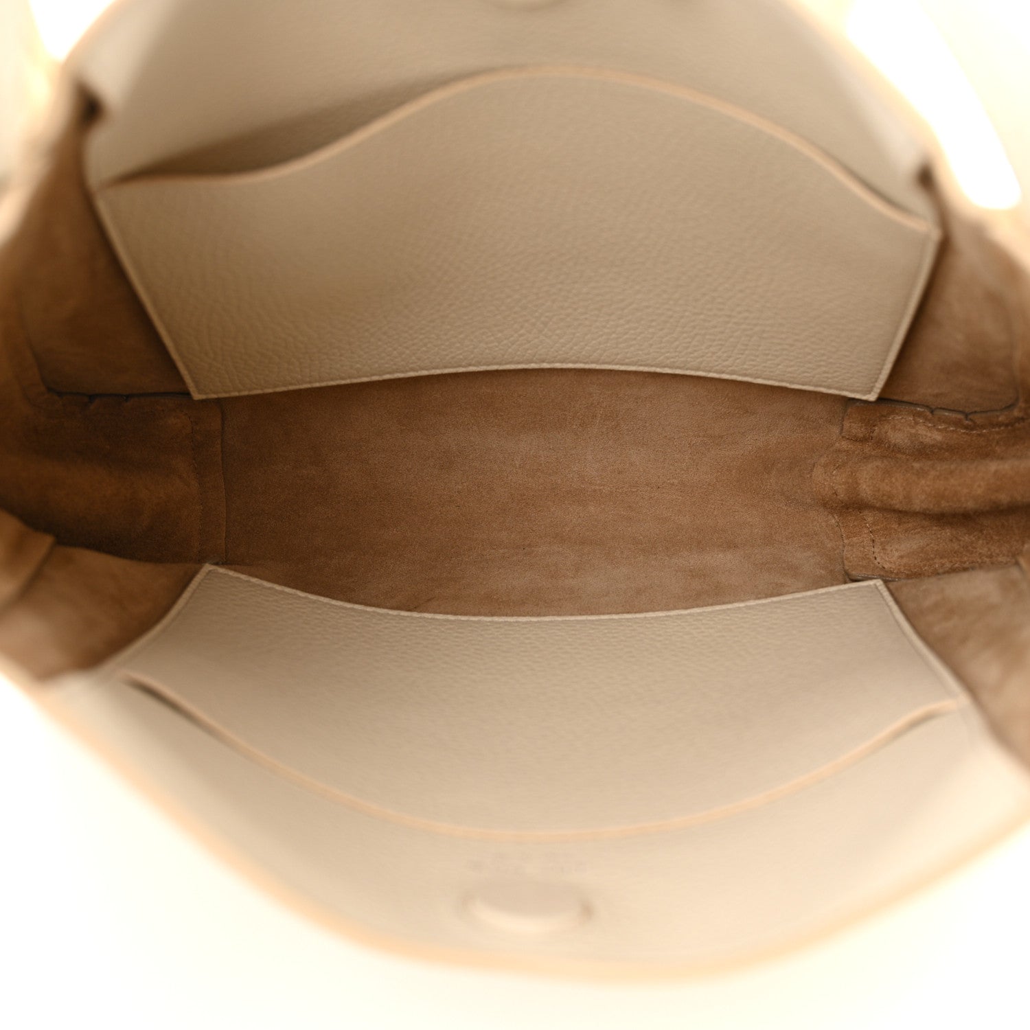 The Row Grained Calfskin Symmetric Tote Ivory 5 of 11