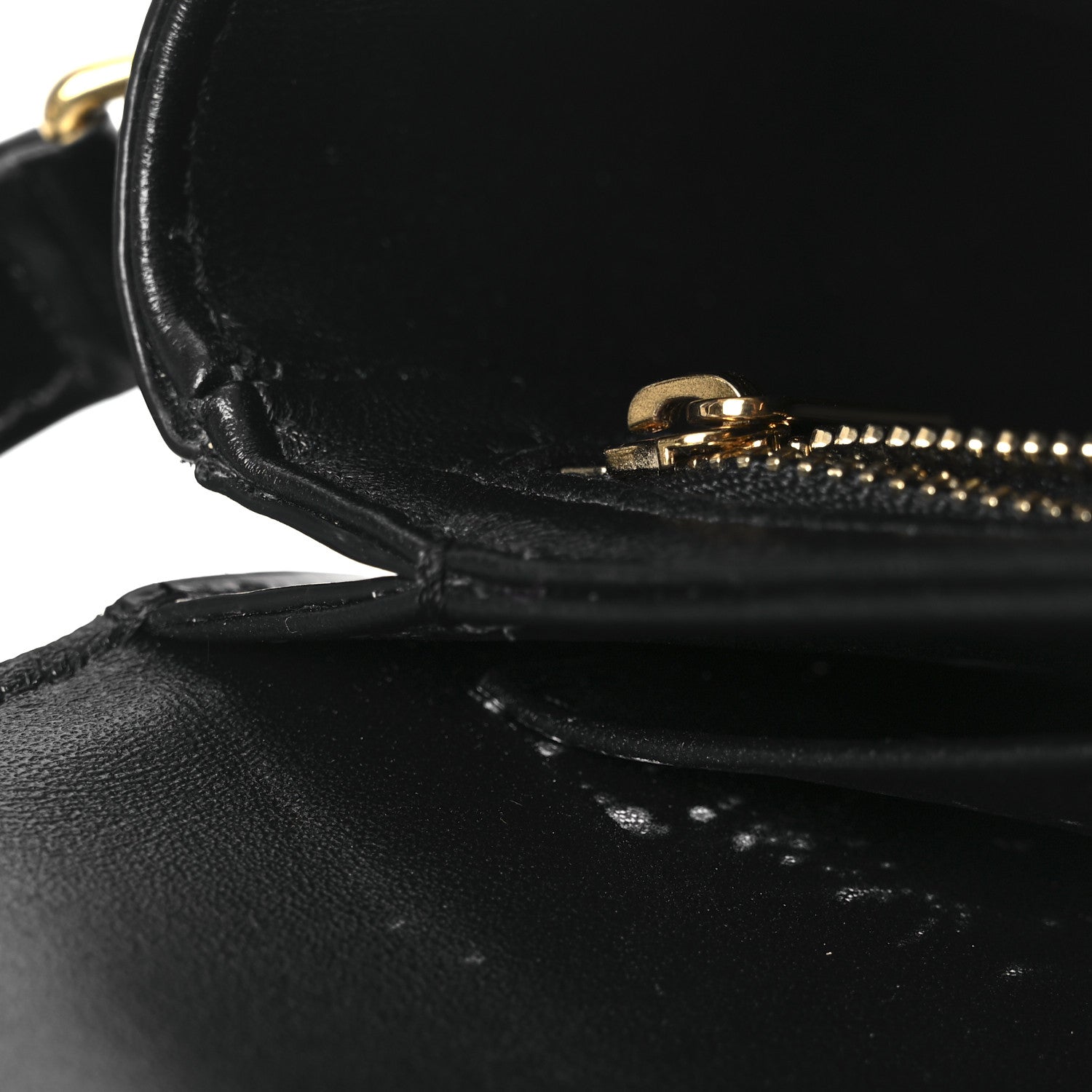 Celine Shiny Calfskin Teen Triomphe Black 11 of 13