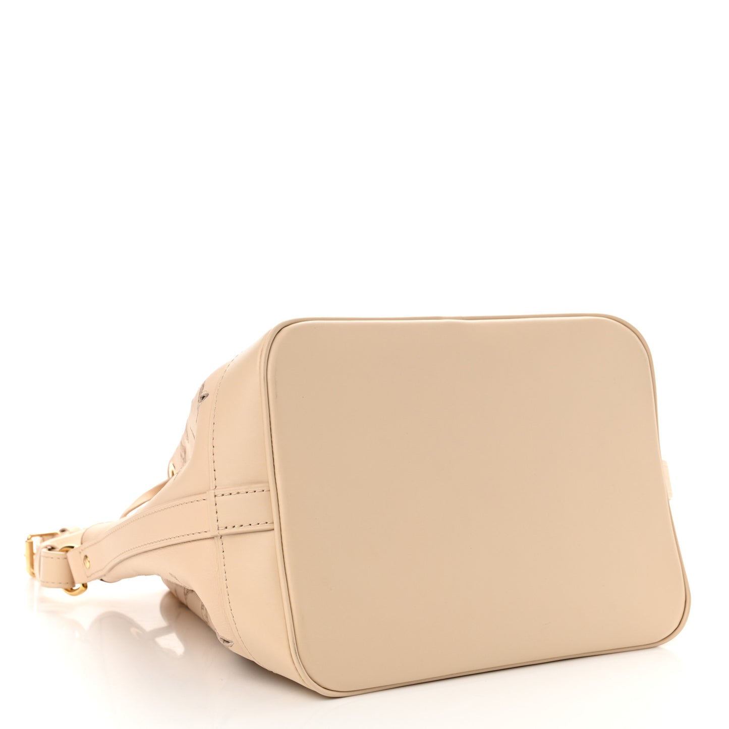 Calfskin Monogram Cutout Petit Noe Neutral