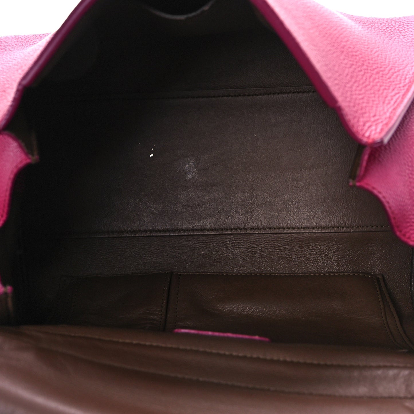 Grained Calfskin Sofia Satchel Pink