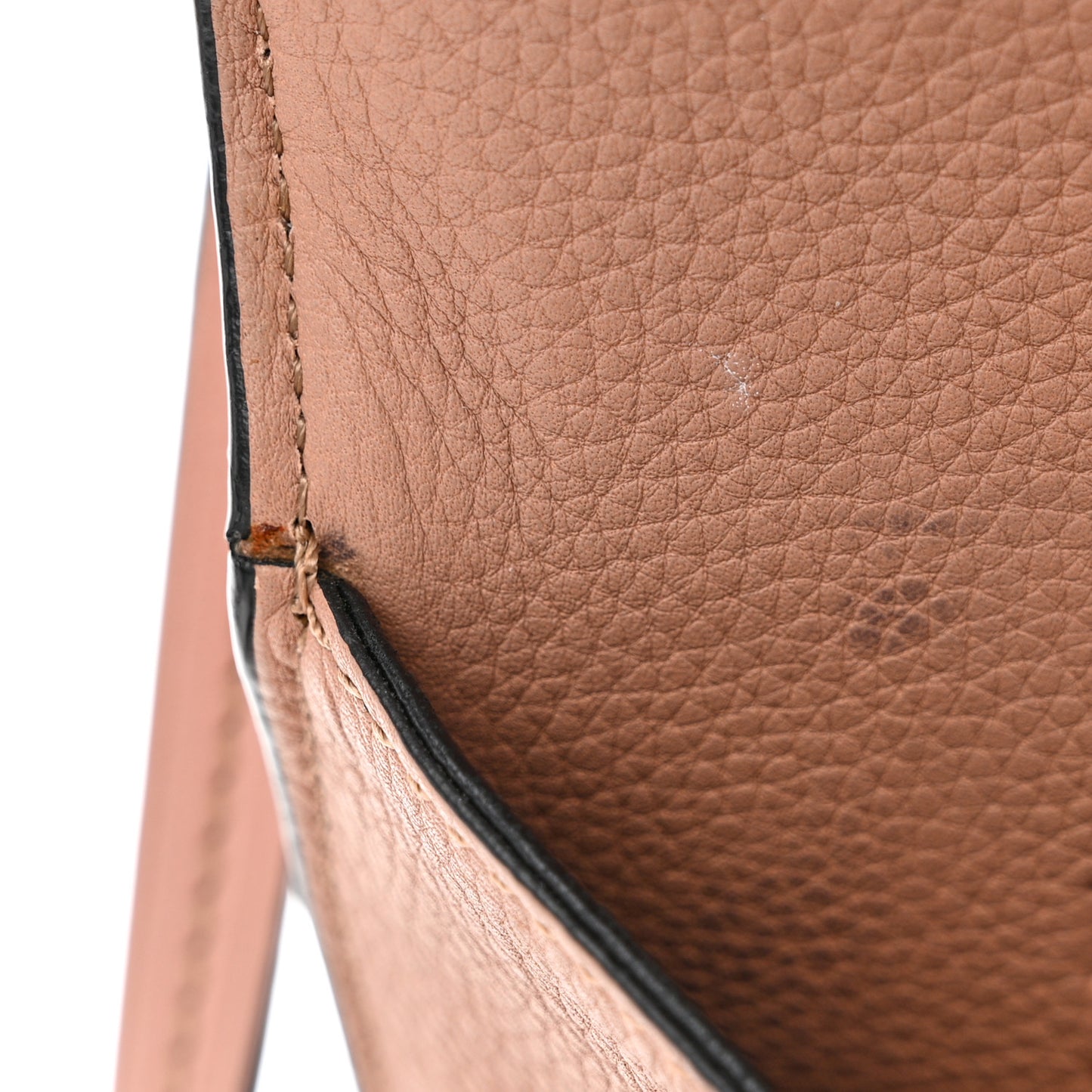 Grained Calfskin Medium Barcelona Shoulder Bag Blush