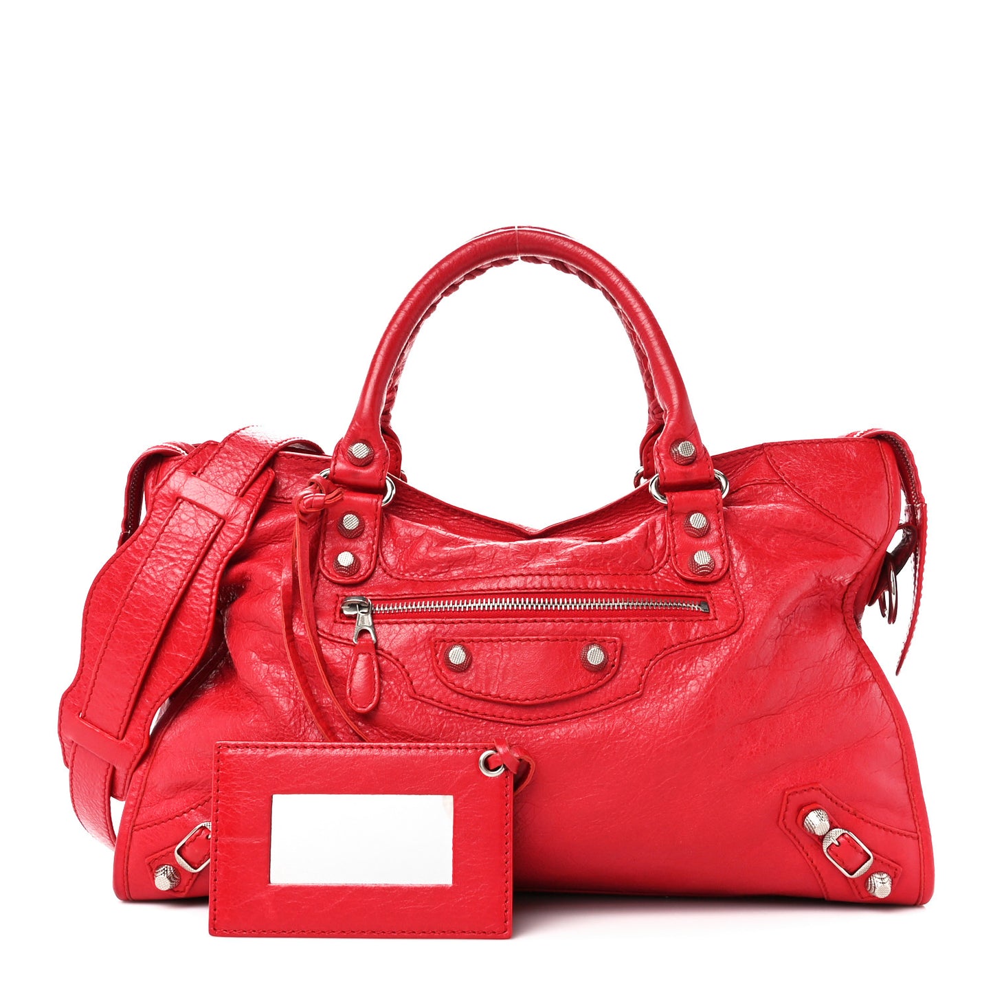 Agneau Giant 12 Silver Hardware City Coquelicot