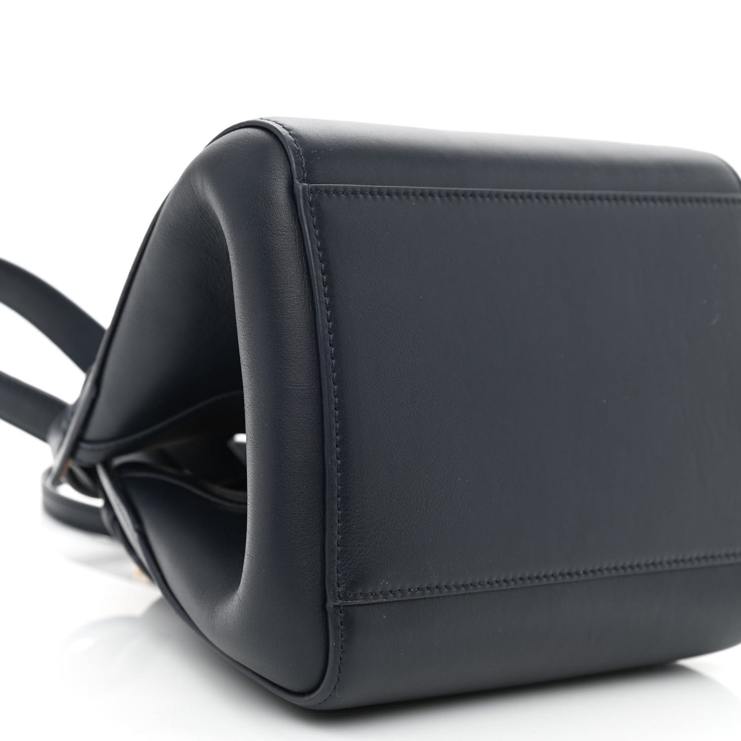 Calfskin Small Hammock Nugget Shoulder Bag Navy