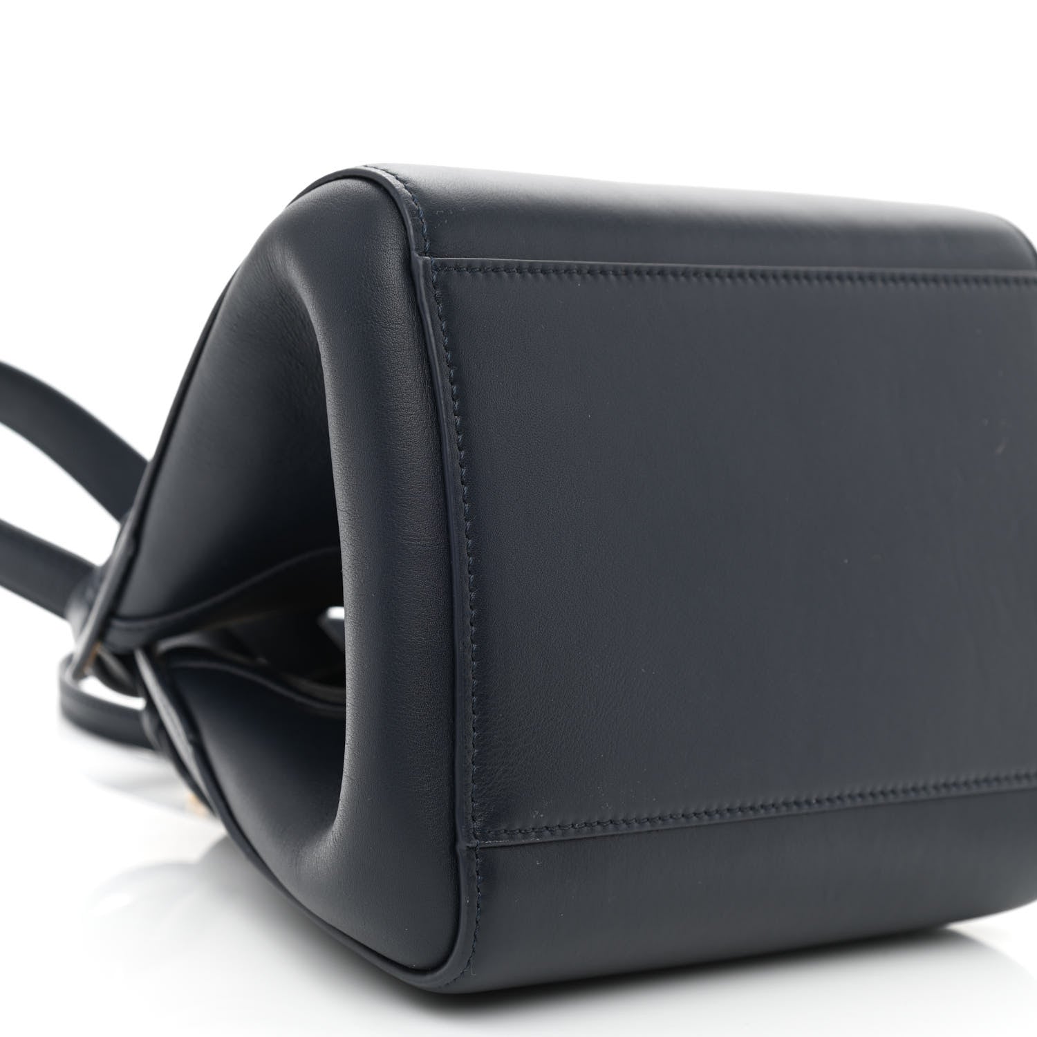 Loewe Calfskin Small Hammock Nugget Shoulder Bag Navy 8 of 9