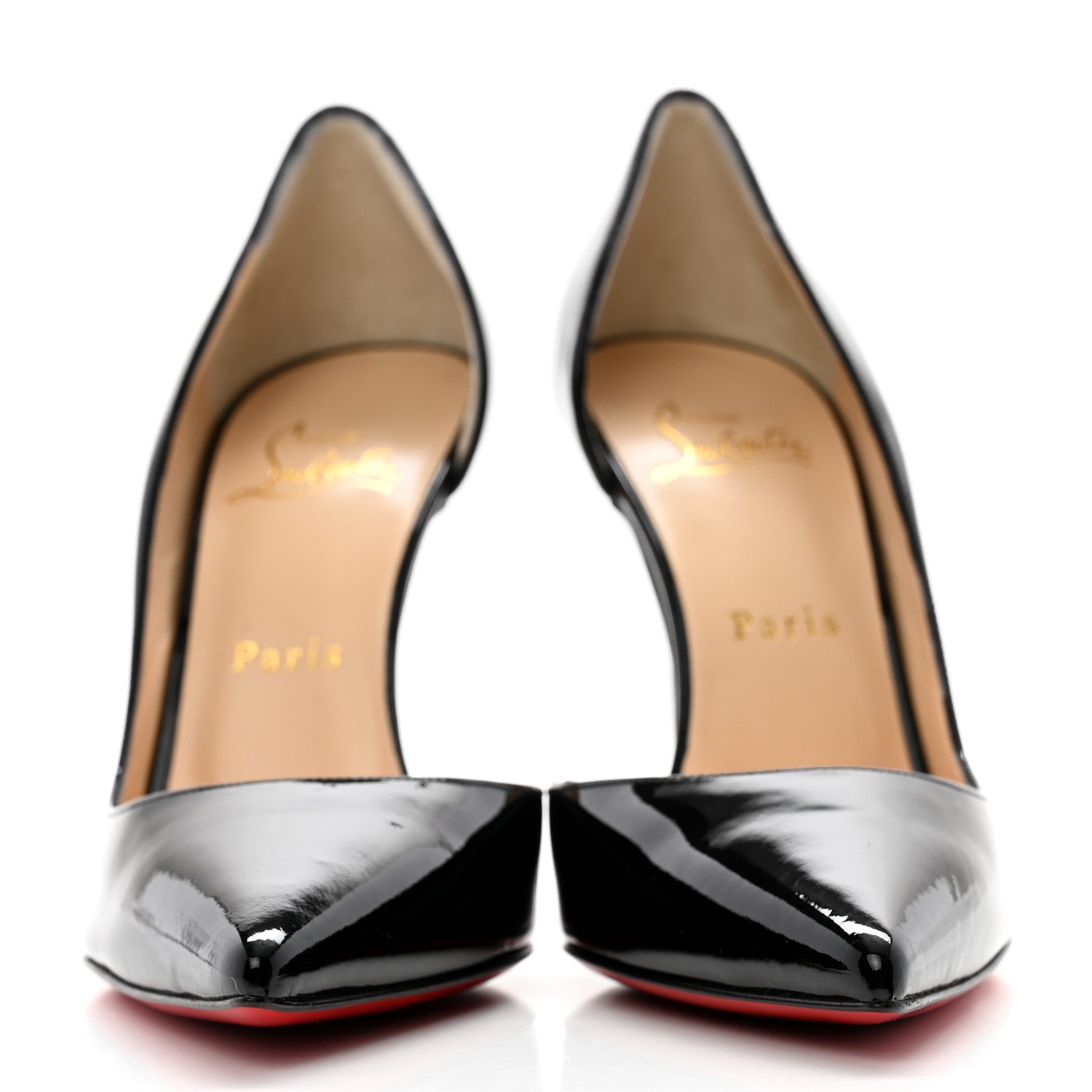 Christian Louboutin Patent Iriza 100 Pumps 38 Black 2 of 9