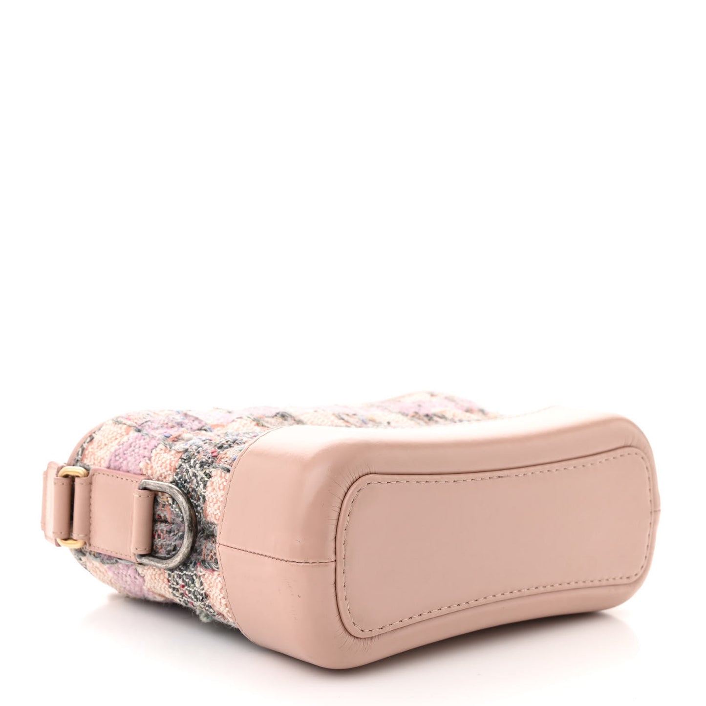 Tweed Calfskin Small Gabrielle Hobo Light Pink