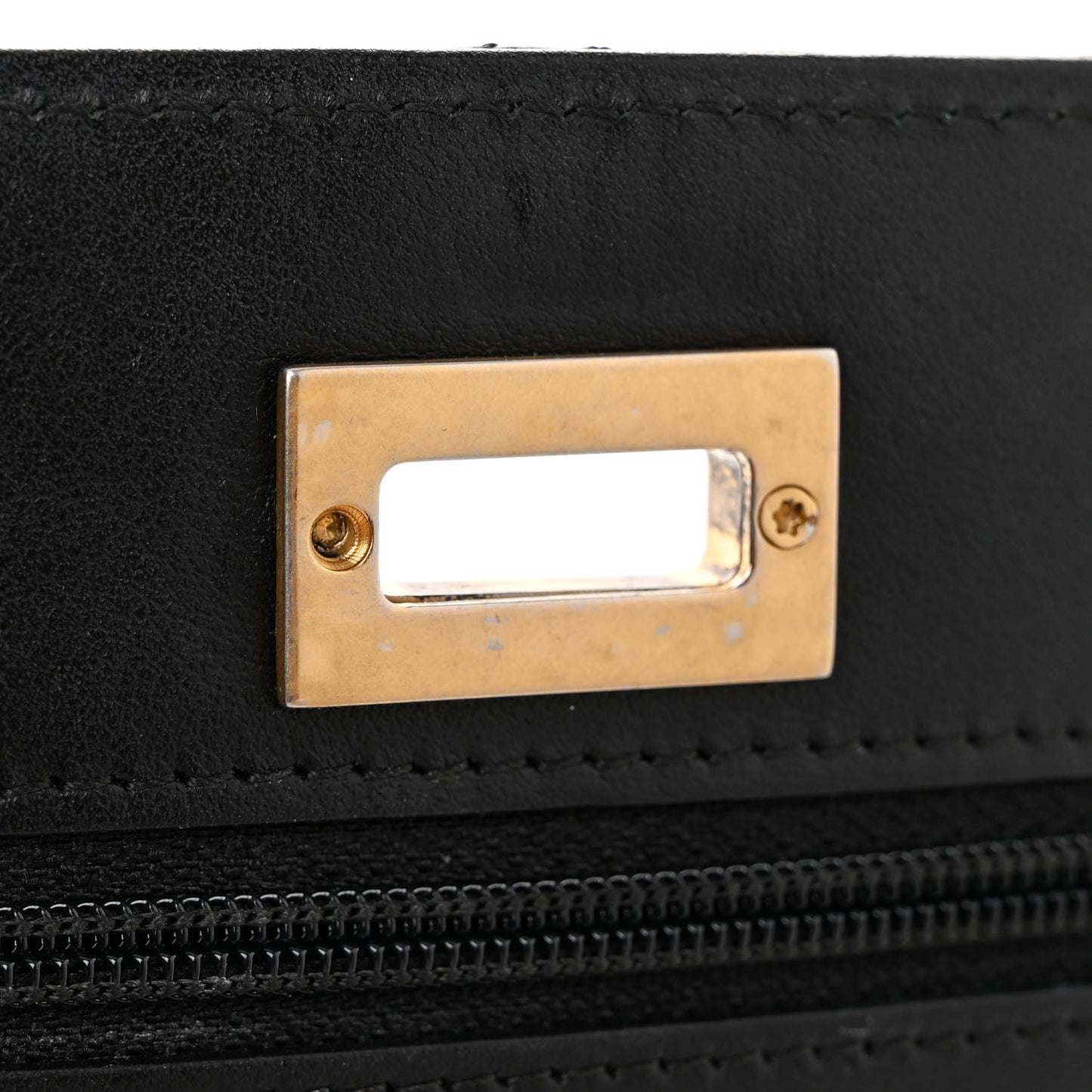 Aged Calfskin Quilted Reissue Wallet On Chain WOC Black
