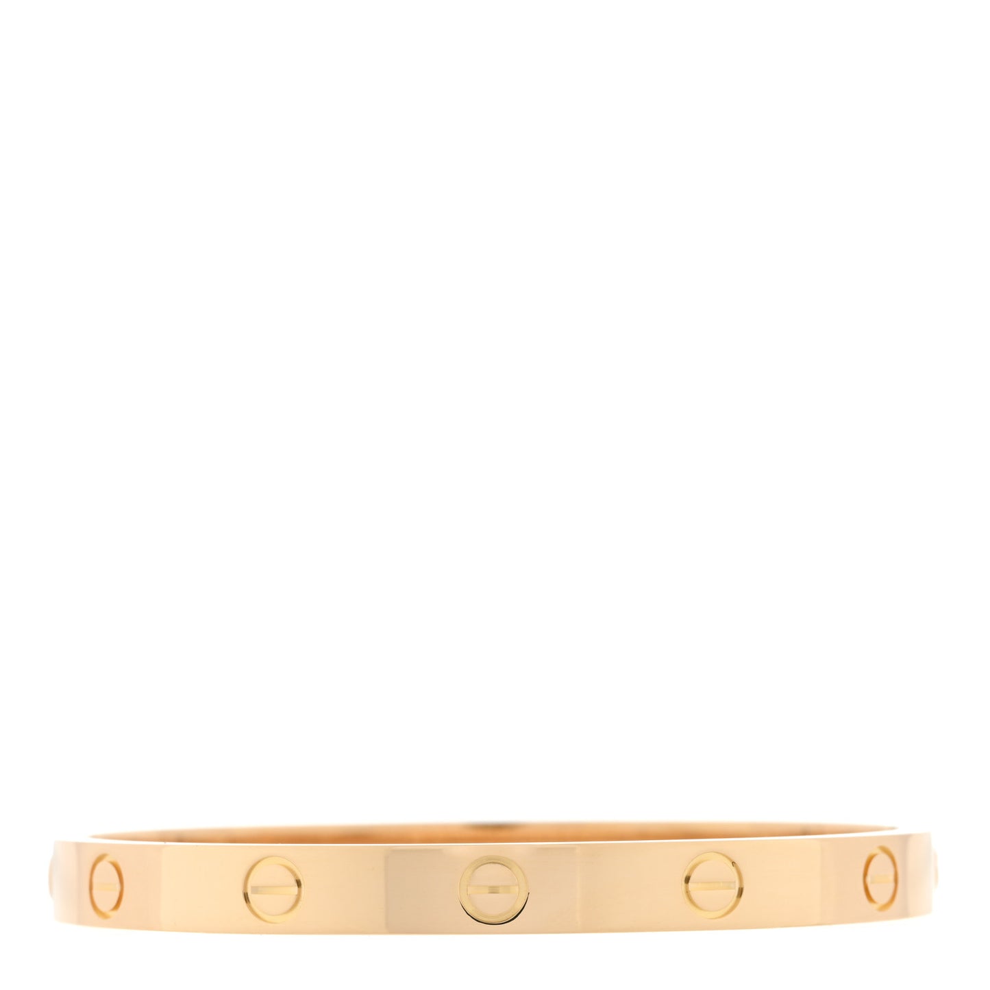 18K Yellow Gold LOVE Bracelet 17