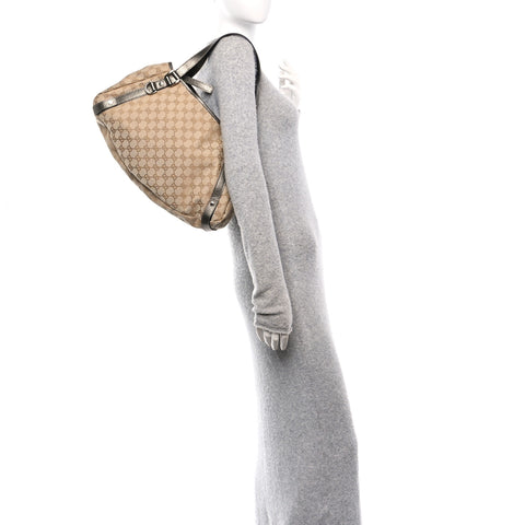 Monogram Medium Abbey Shoulder Bag Pewter