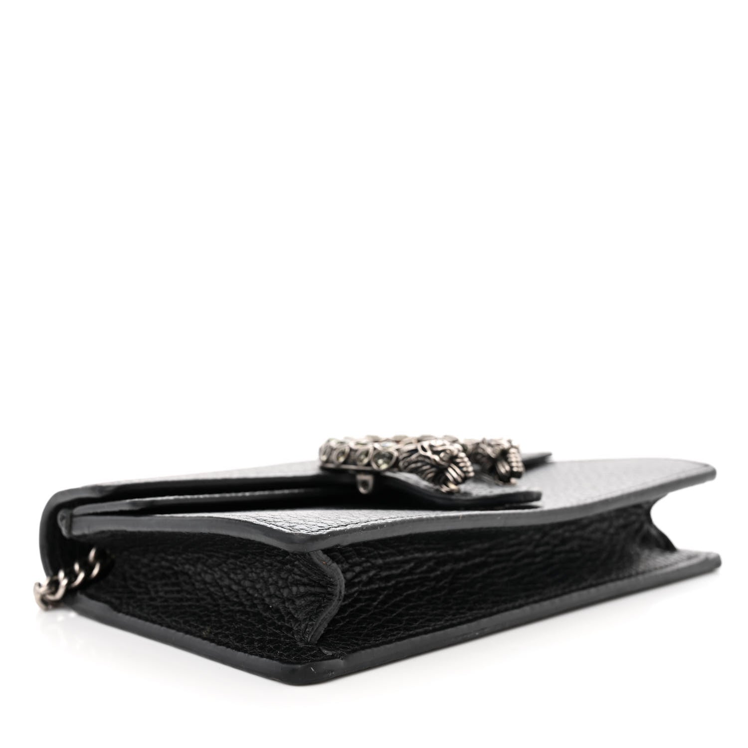 Gucci Calfskin Super Mini Dionysus Shoulder Bag Black 4 of 11