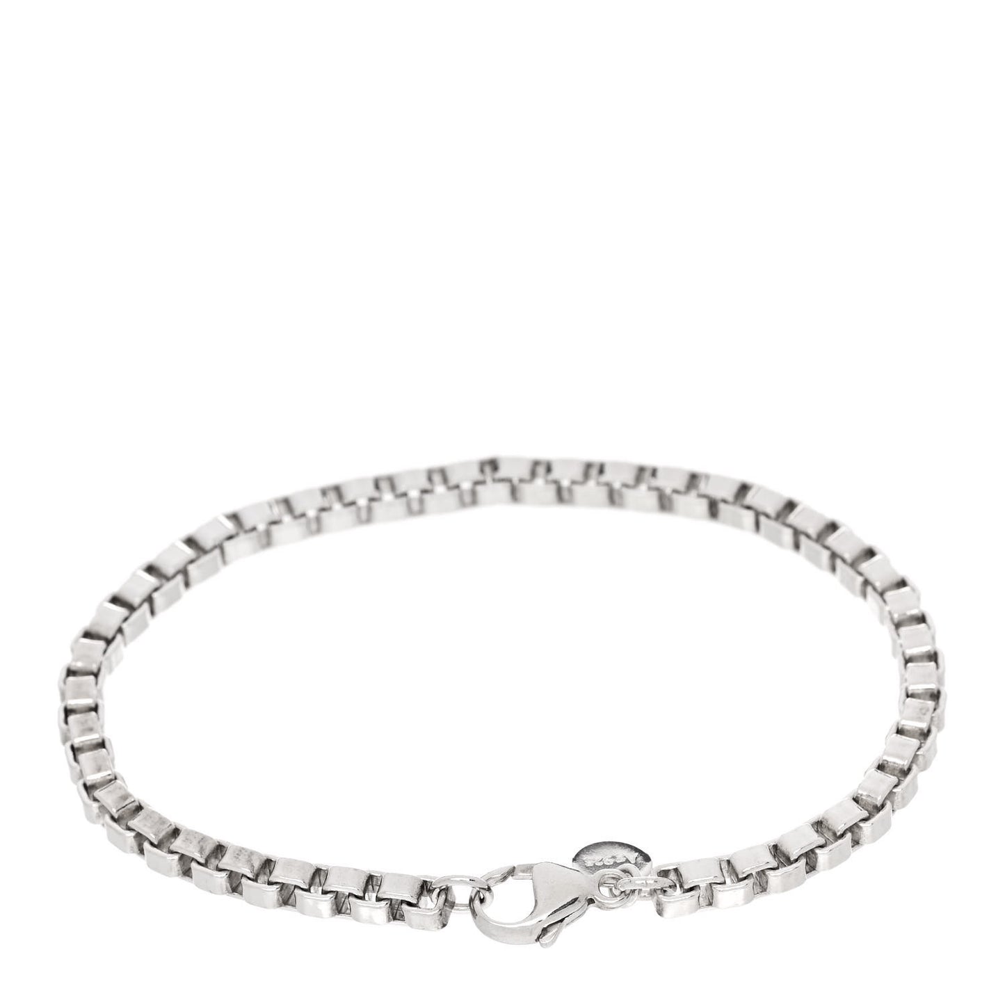 Sterling Silver 4mm Venetian Link Bracelet
