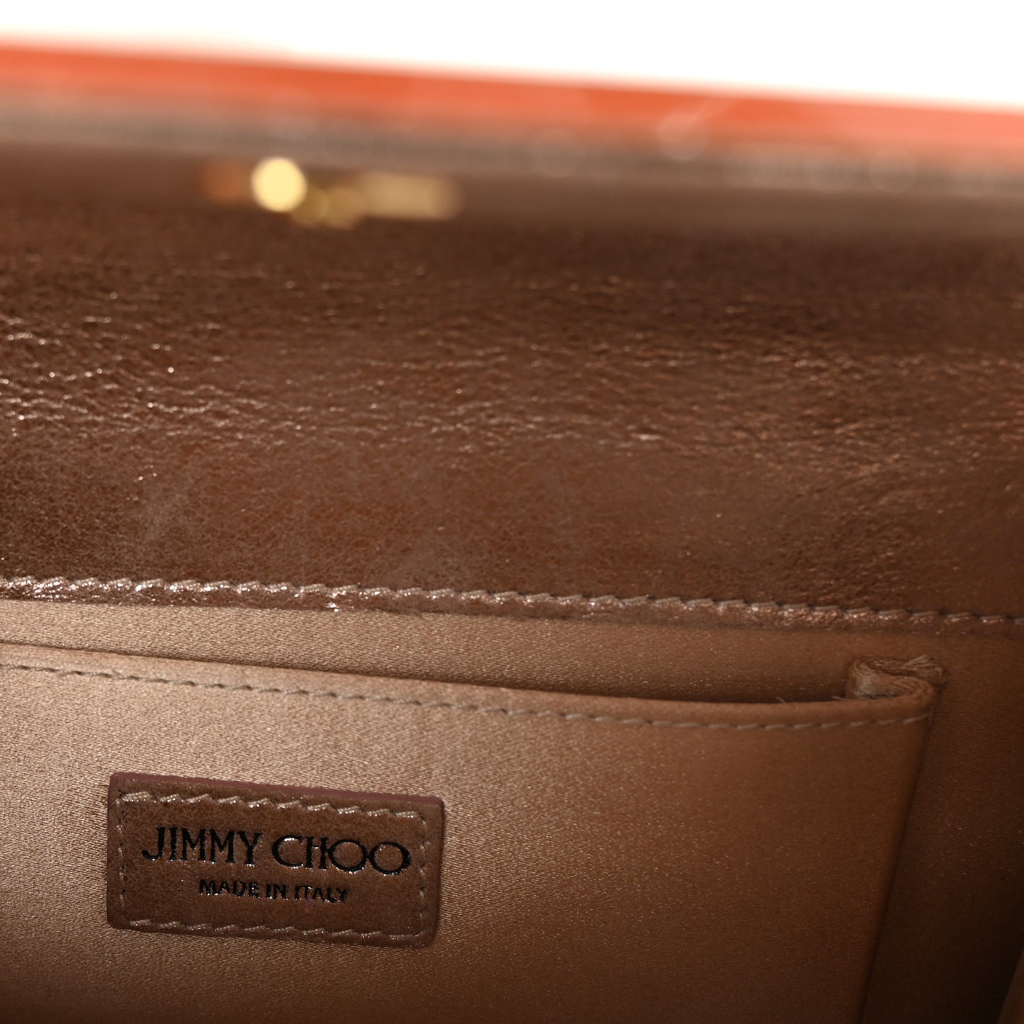 Acrylic Glitter Candy Clutch Ballet Pink