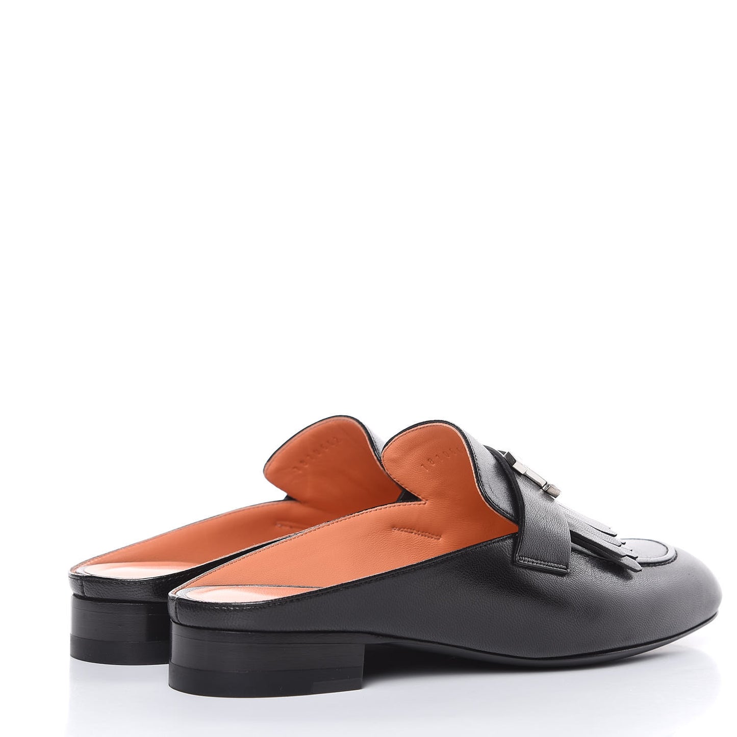 Goatskin Rivoli Mules 35 Black