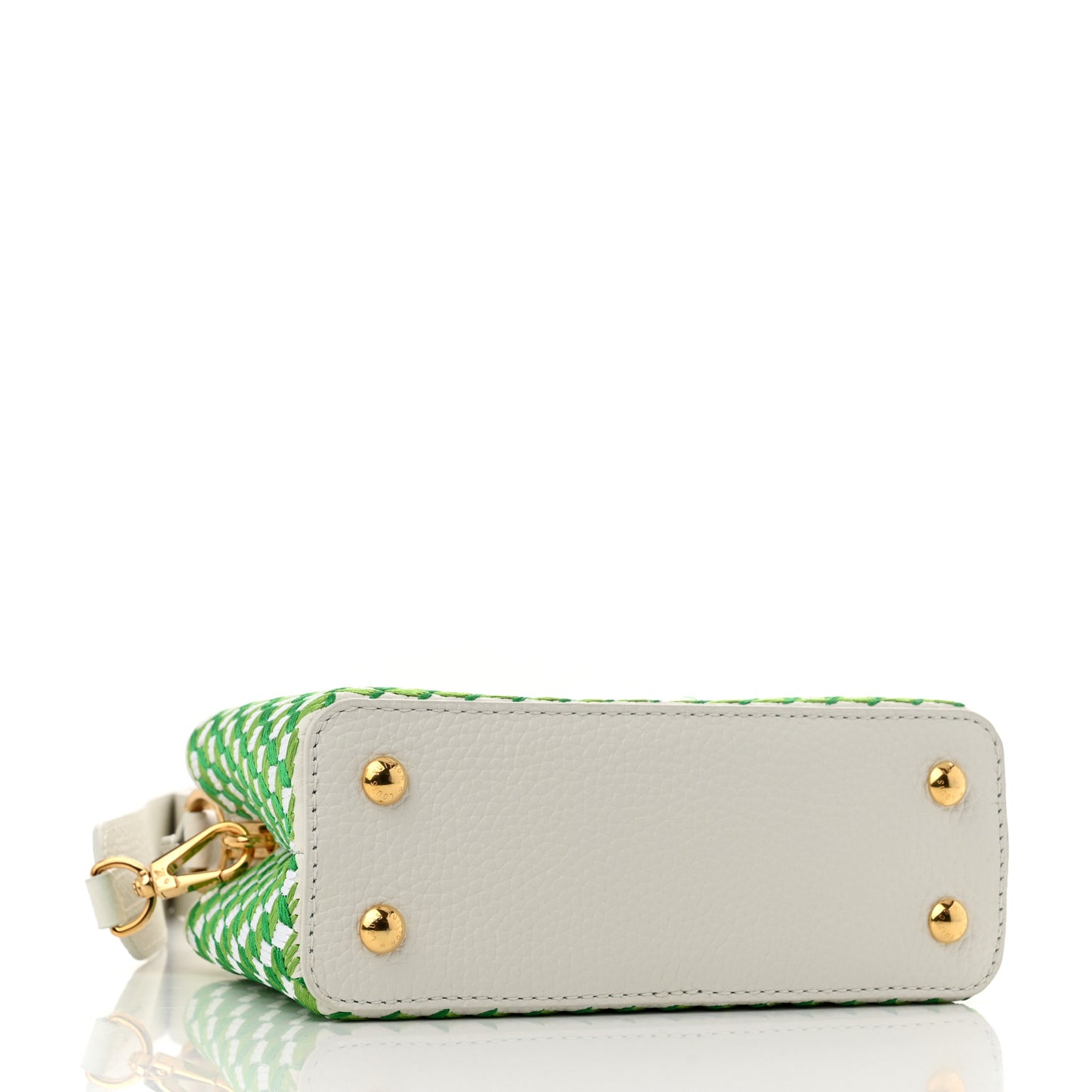 Taurillon Braided Capucines Mini Vert