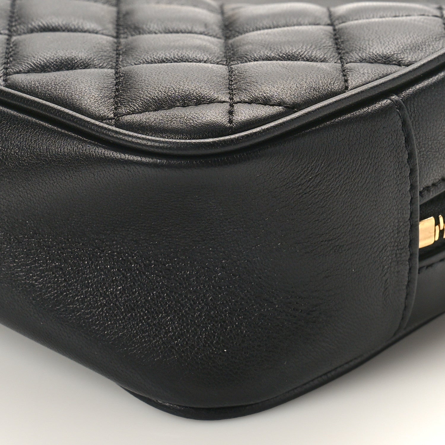 Versace Nappa Quilted Medium Medusa Camera Bag Black 8 of 8