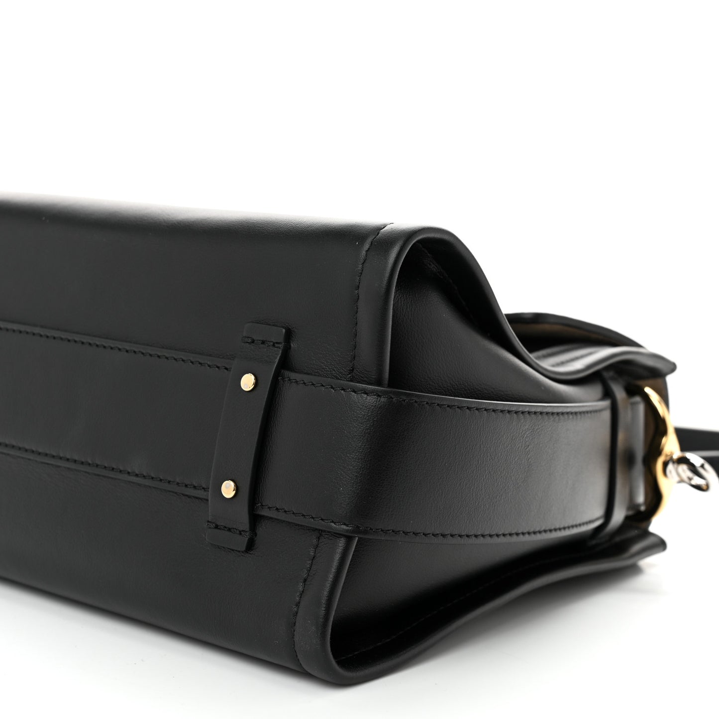 Calfskin Small Tess Day Bag Black