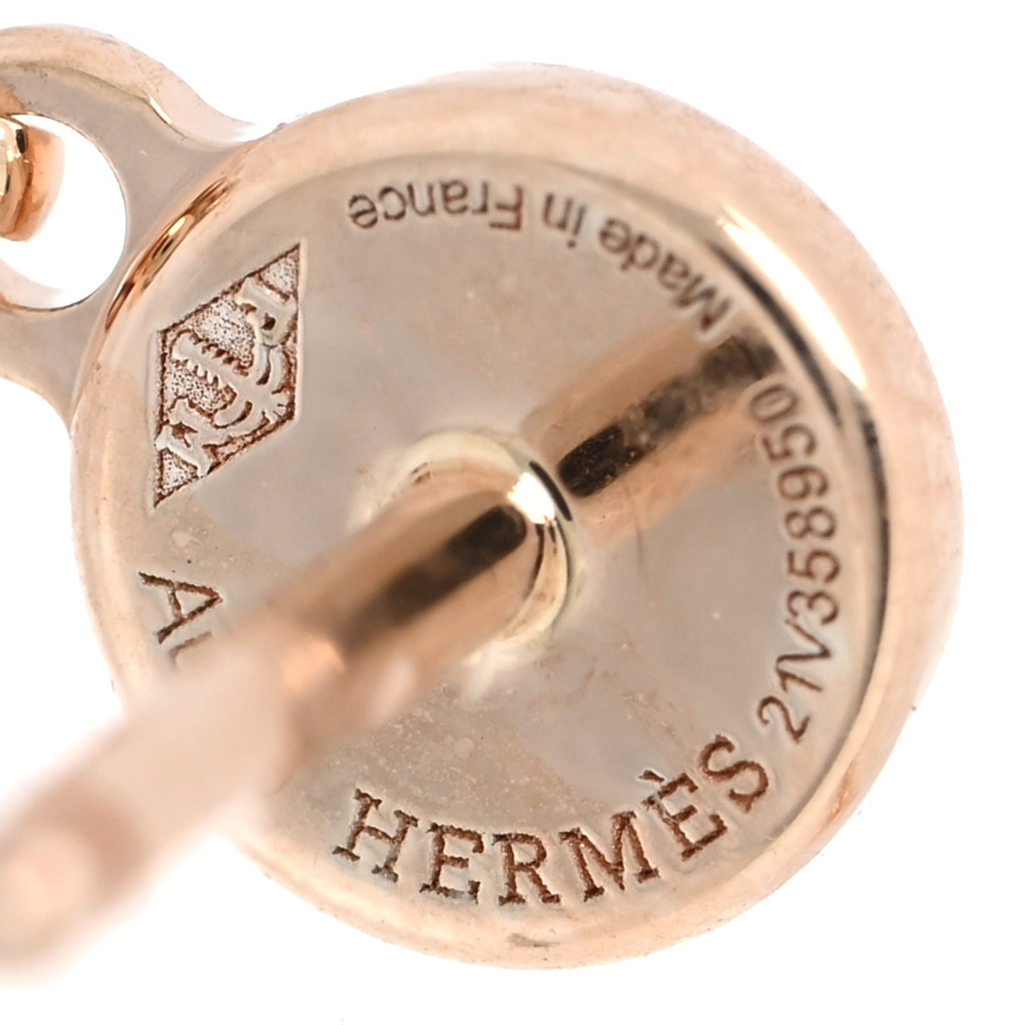 18K Rose Gold Diamond Gambade Earrings