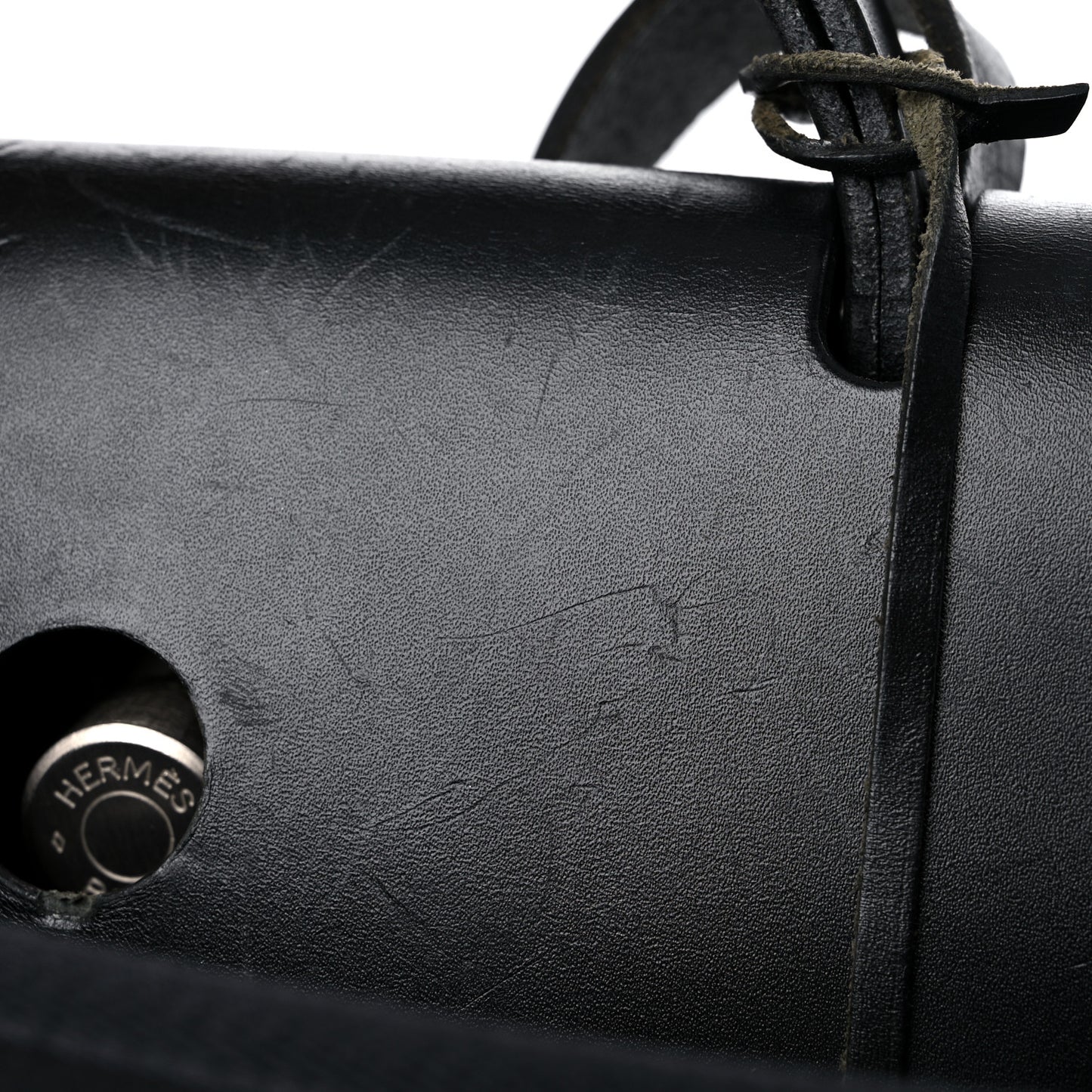 Toile Vache Calfskin Herbag 39 MM Black