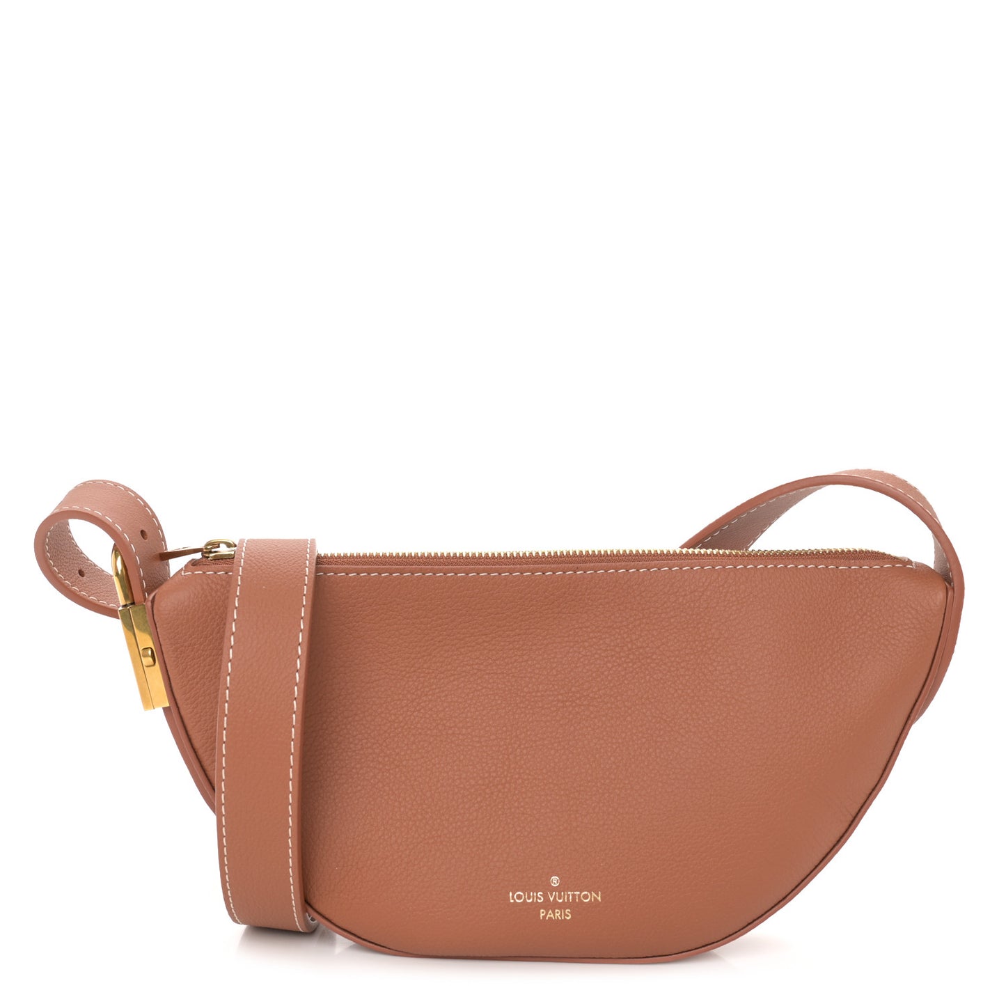 Smooth Calfskin Low Key Bumbag Cognac