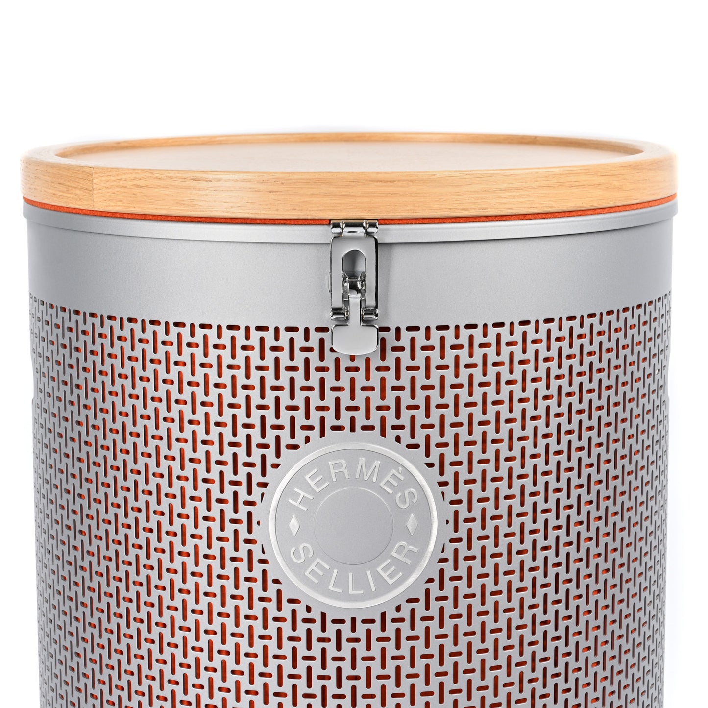 Aluminum Felt Oak Wood Carrou'Selle Saddle Box