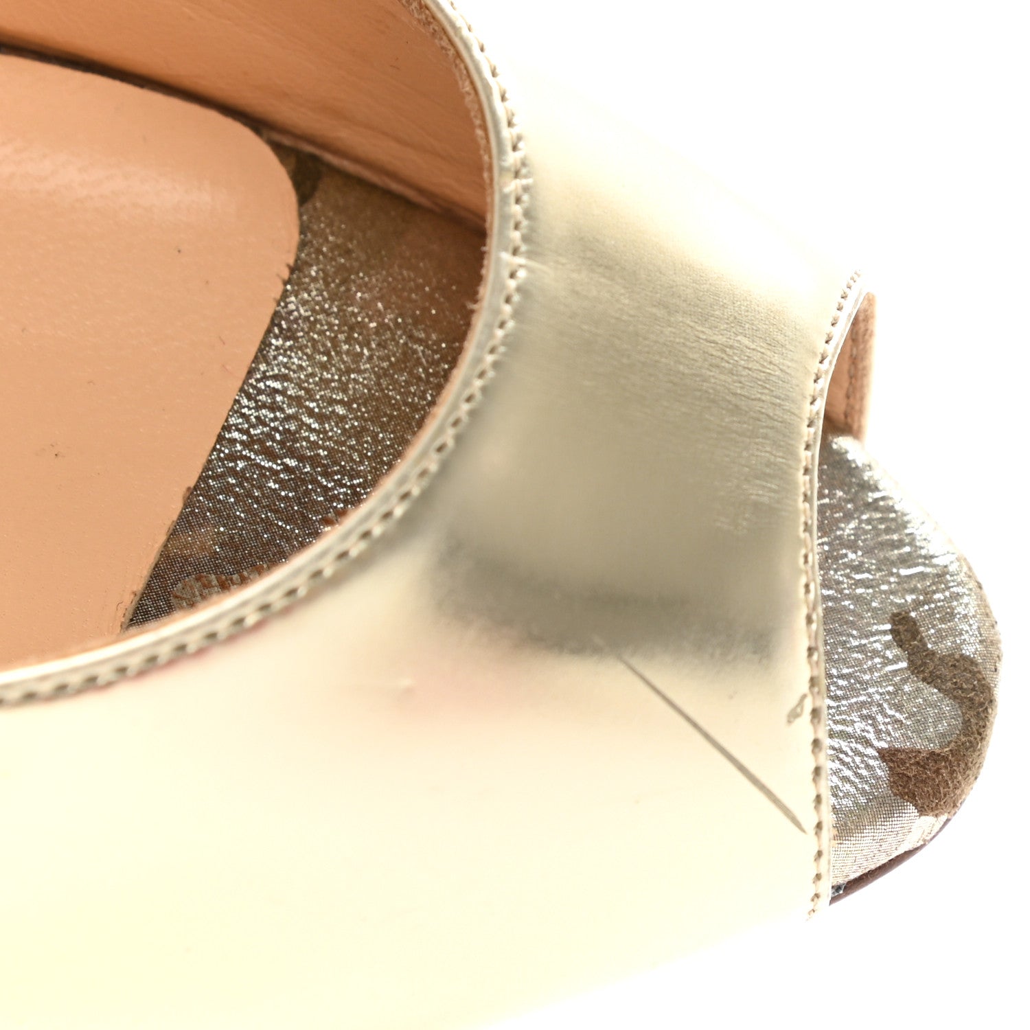 Christian Louboutin Specchio PVC Camouflage Just On 120 Pumps 40 Version Platine 10 of 12