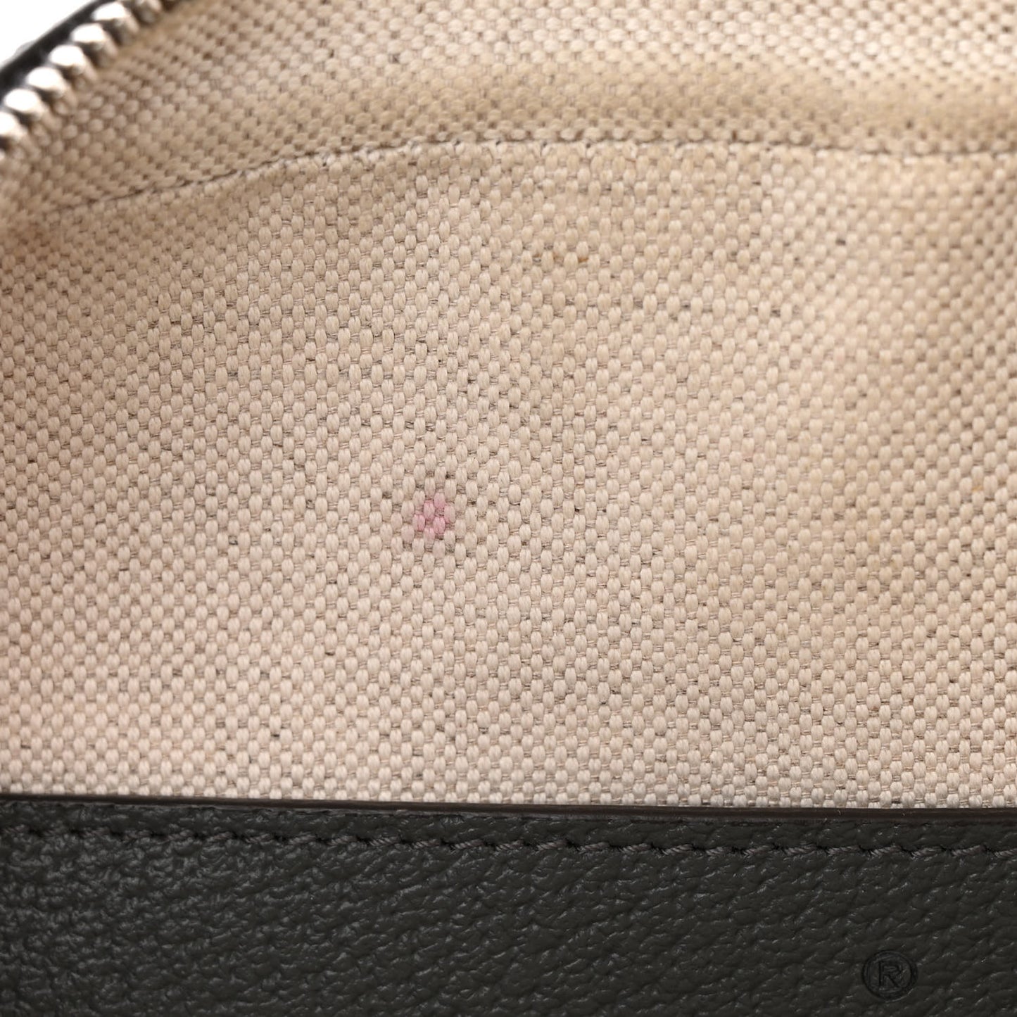 GG Supreme Monogram Textured Dollar Calfskin Small Ophidia Top Handle Shoulder Grey Black Graphite Grey