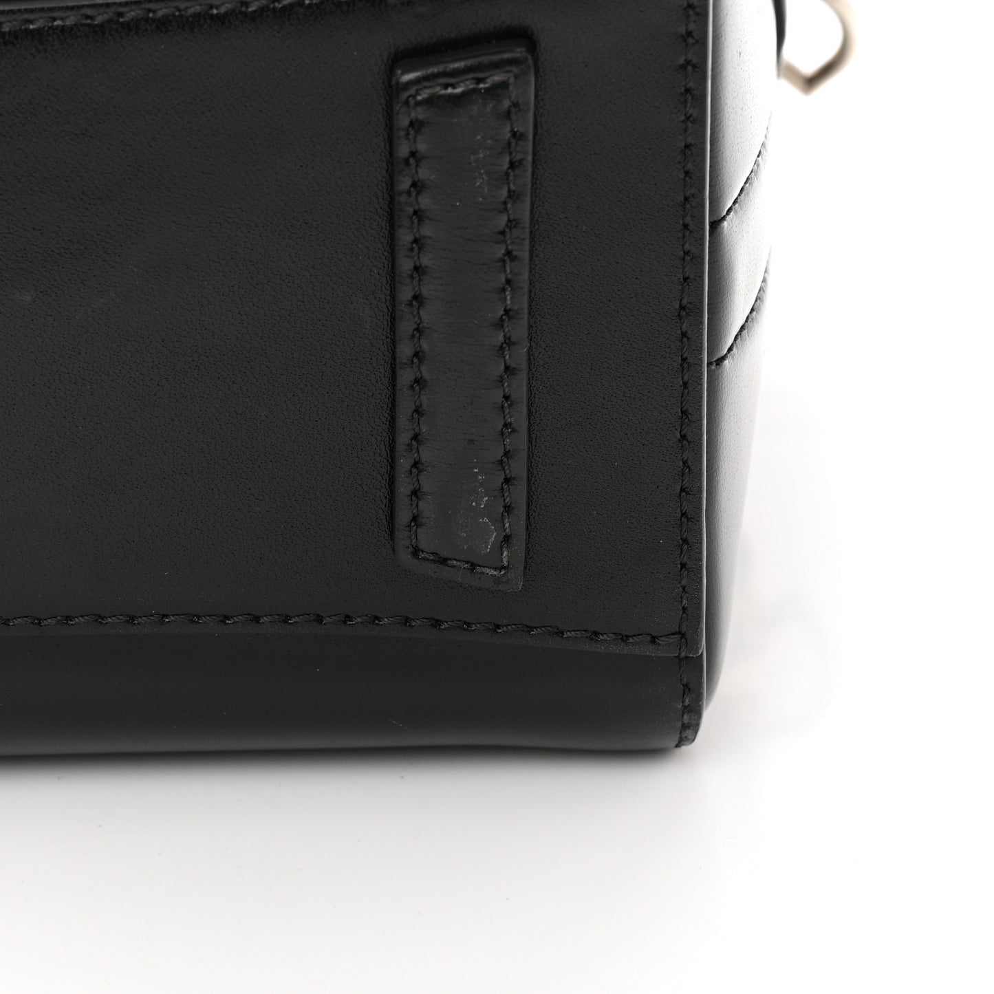Shiny Lord Calfskin Mini Antigona Black