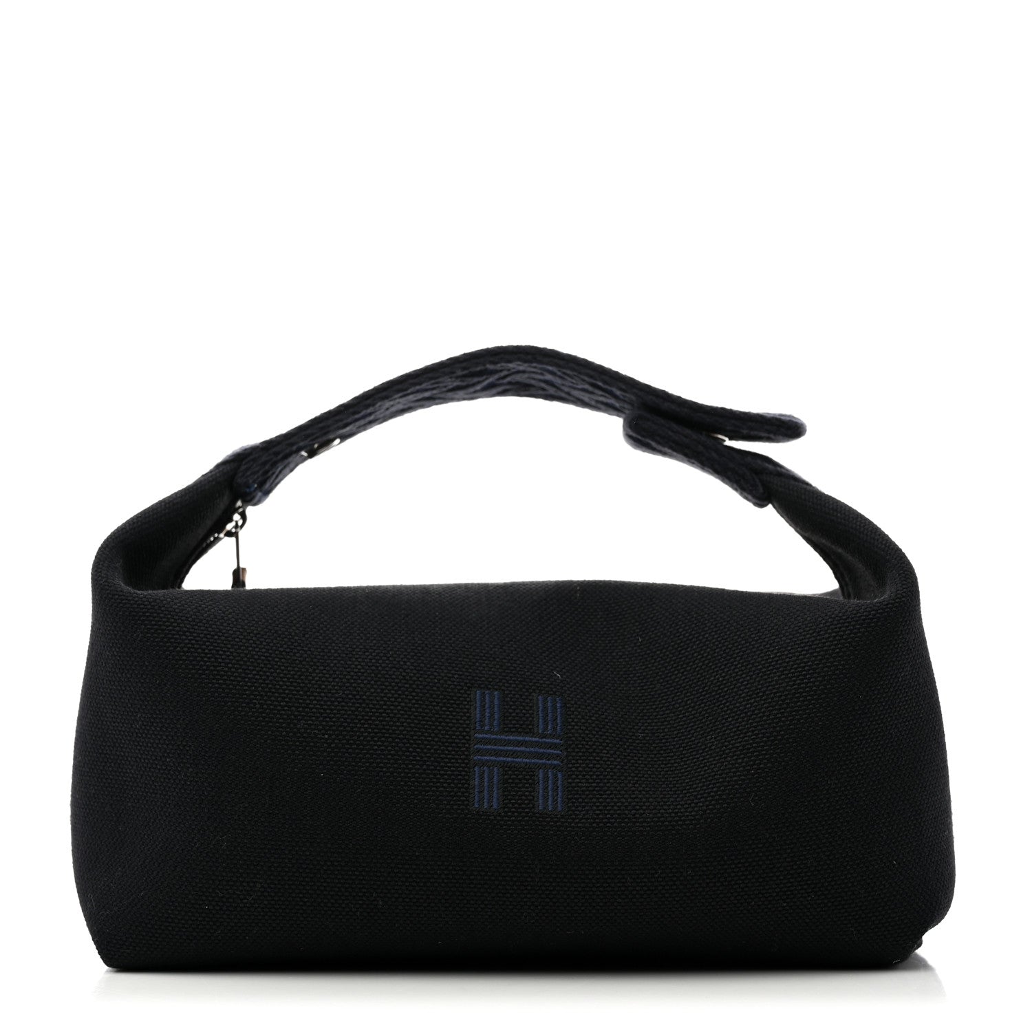 Hermes Canvas Small Bride-A-Brac Pouch Black Bleu Nuit 1 of 6