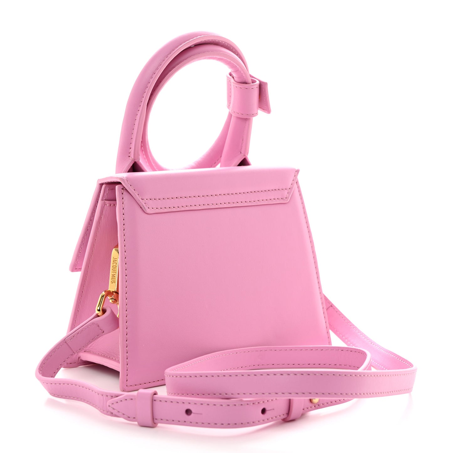 Smooth Calfskin Le Chiquito Noeud Light Pink