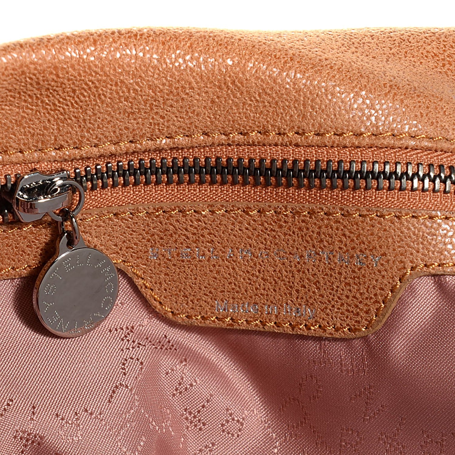 Stella McCartney Shaggy Deer Falabella Fold Over Tote Tan 6 of 8