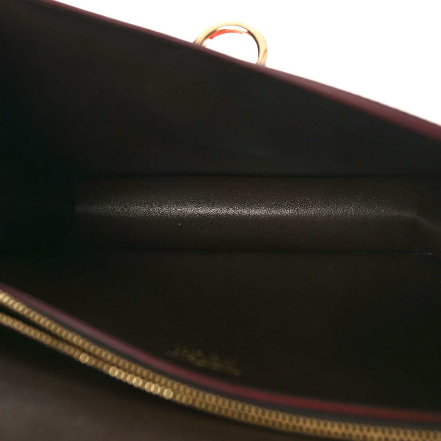 Patent Marisol Top Handle Shoulder Bag Rosso