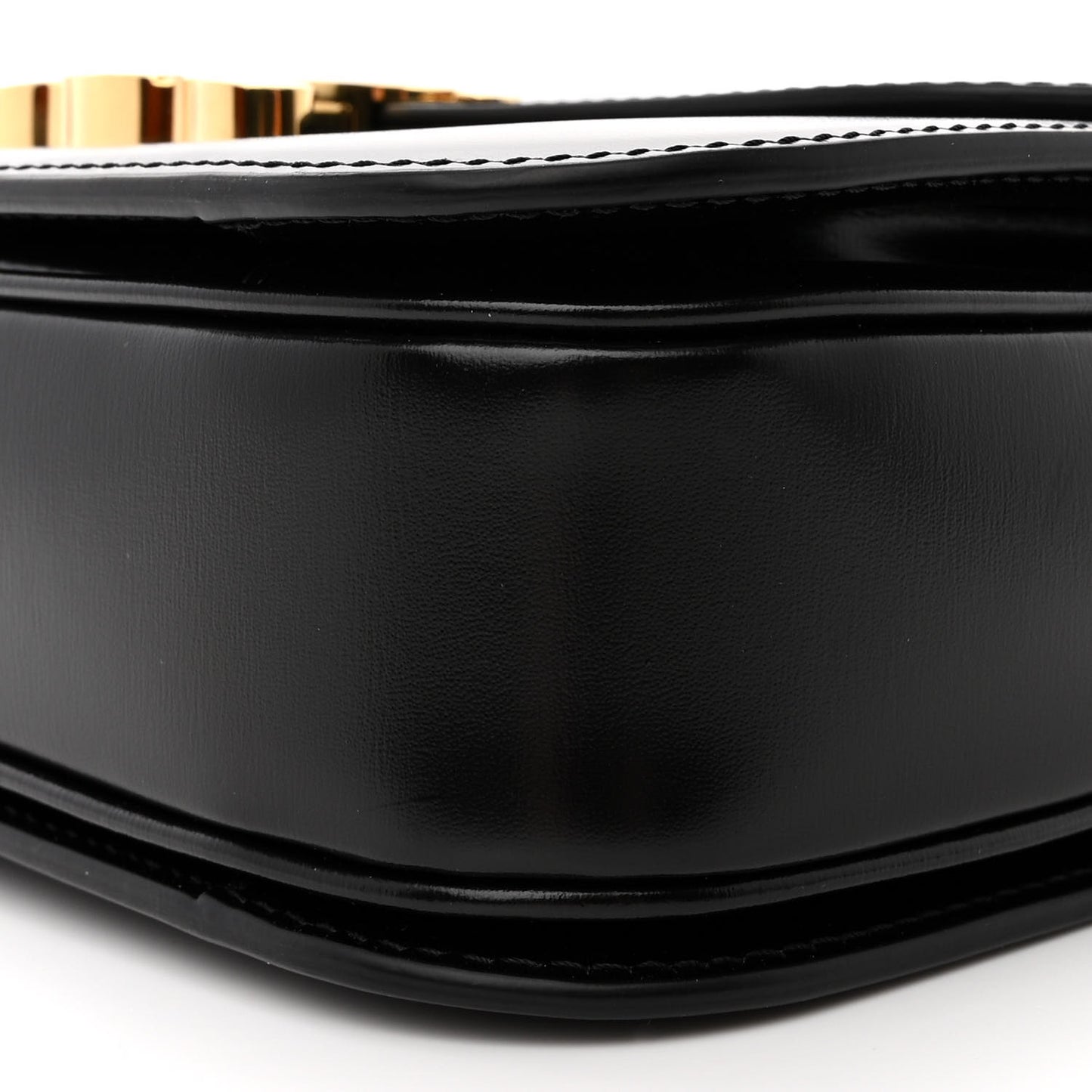 Shiny Calfskin Medium Triomphe Black