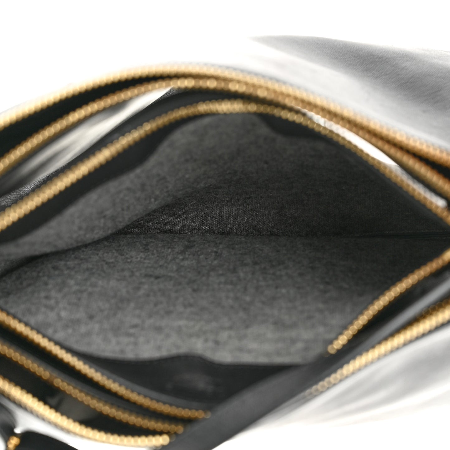 Lambskin Small Trio Crossbody Bag Black