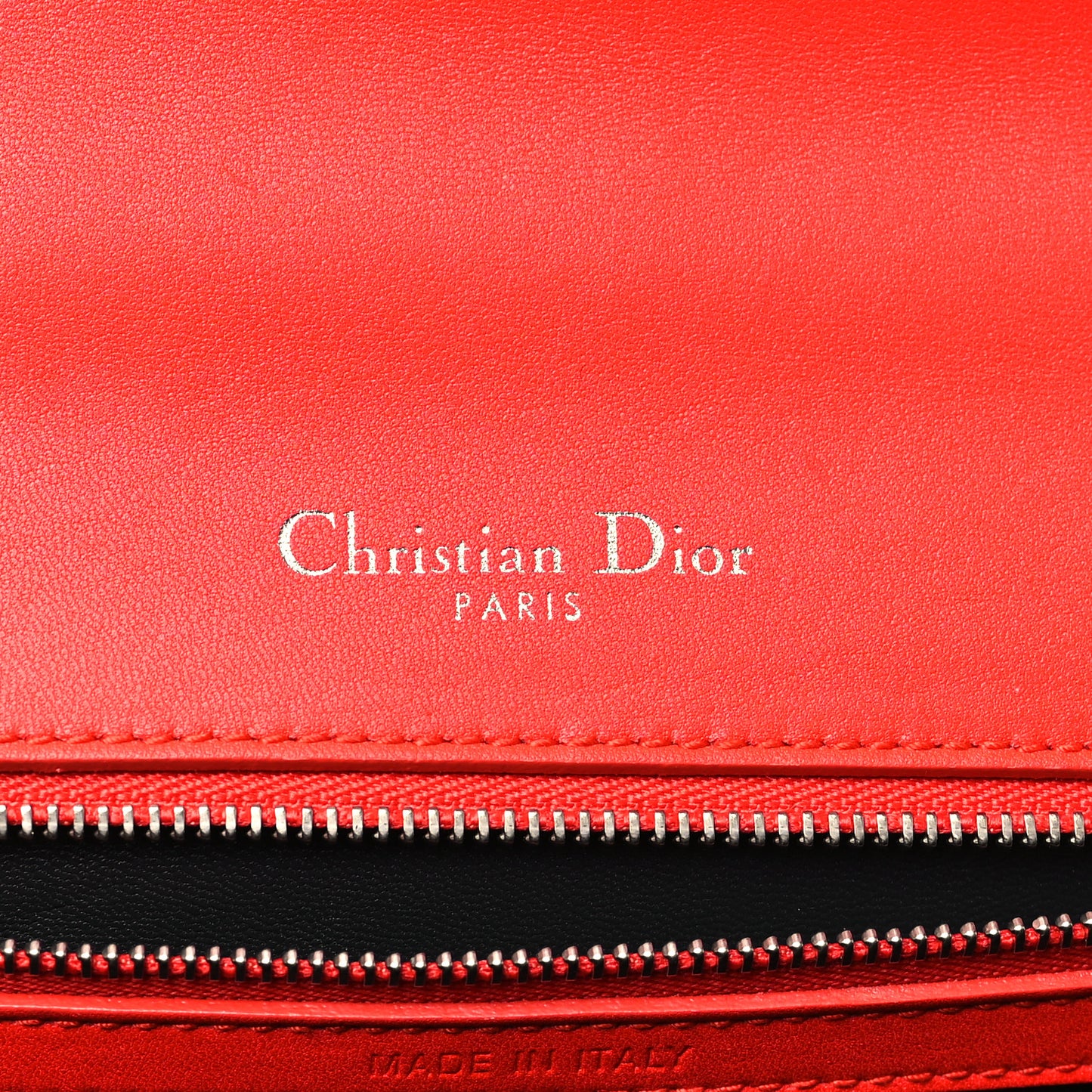 Patent Micro-Cannage Medium Diorama Flap Bag Red