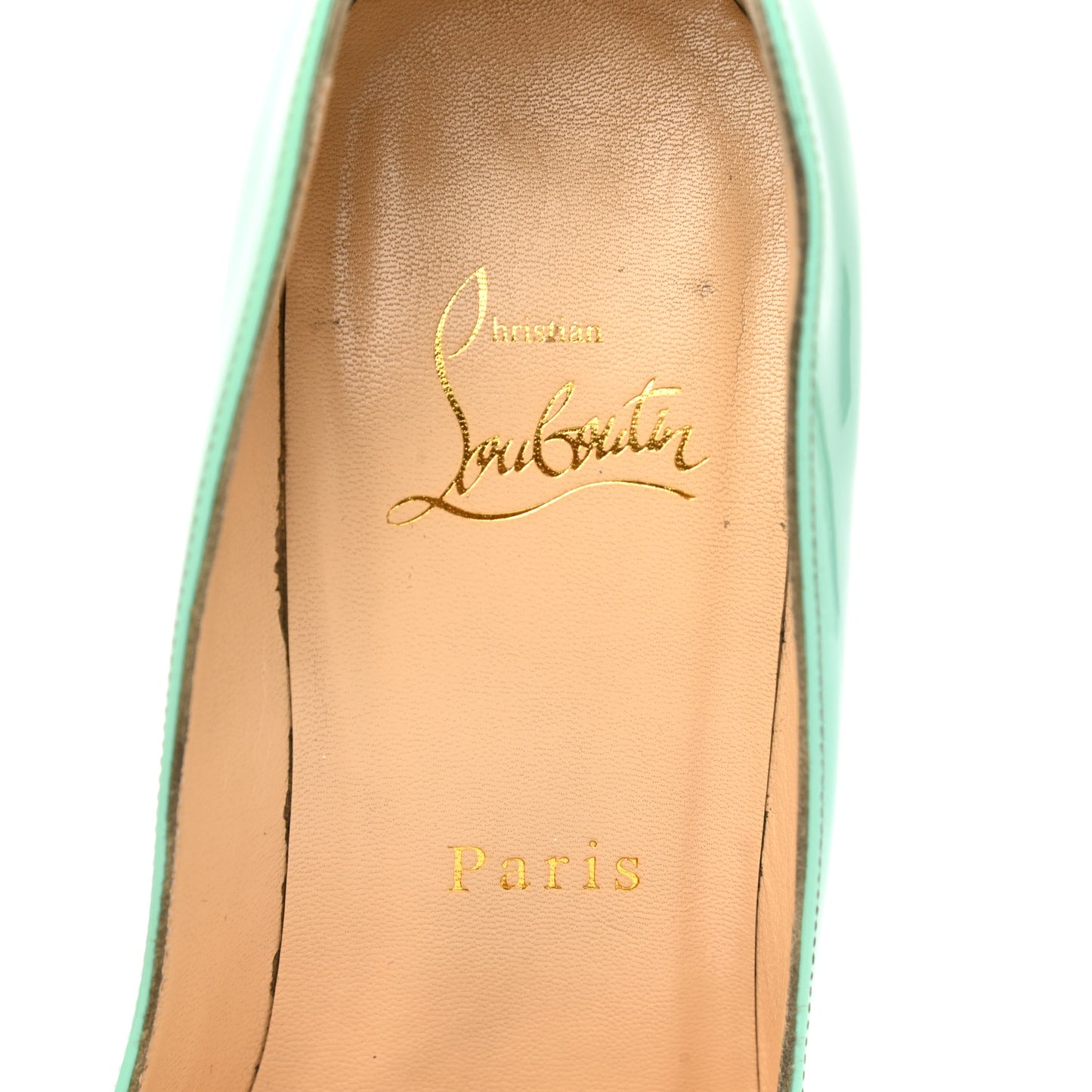 Patent Pigalle Follies 100 Pumps 37 Opaline