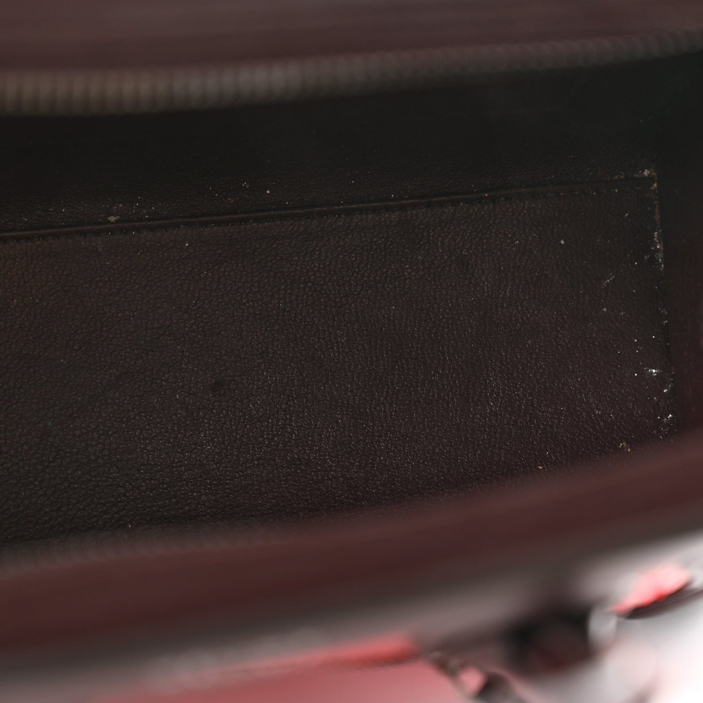 Snakeskin Smooth Calfskin Nano Luggage Chili