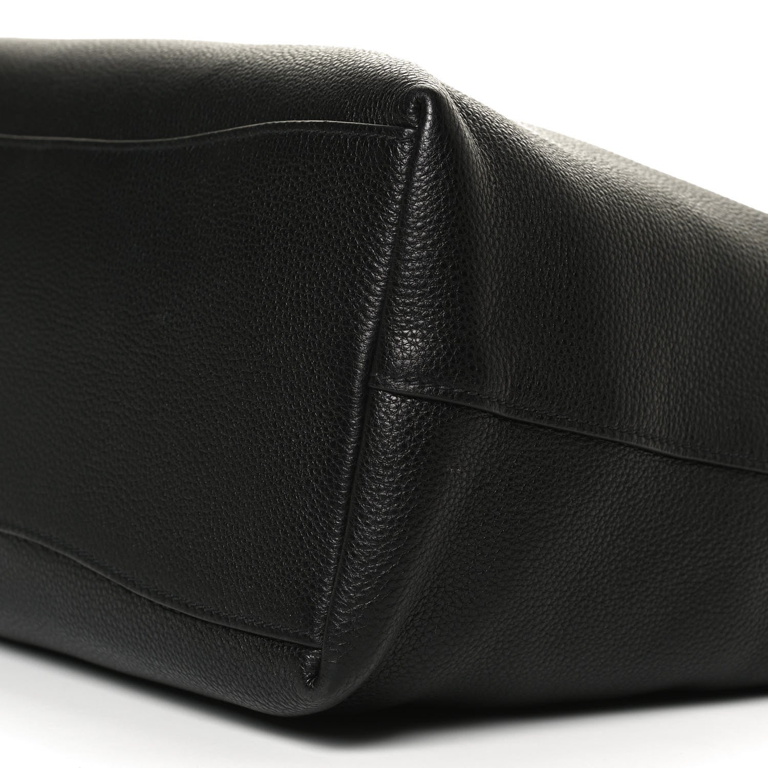 Prada Vitello Phenix Embossed Logo Hobo Black 9 of 12