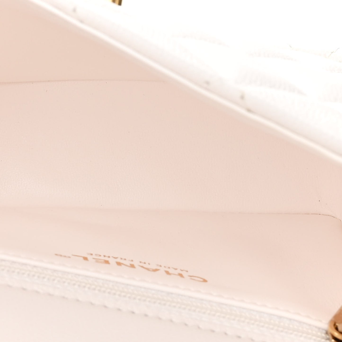 Caviar Quilted Mini Sweet Classic Flap White